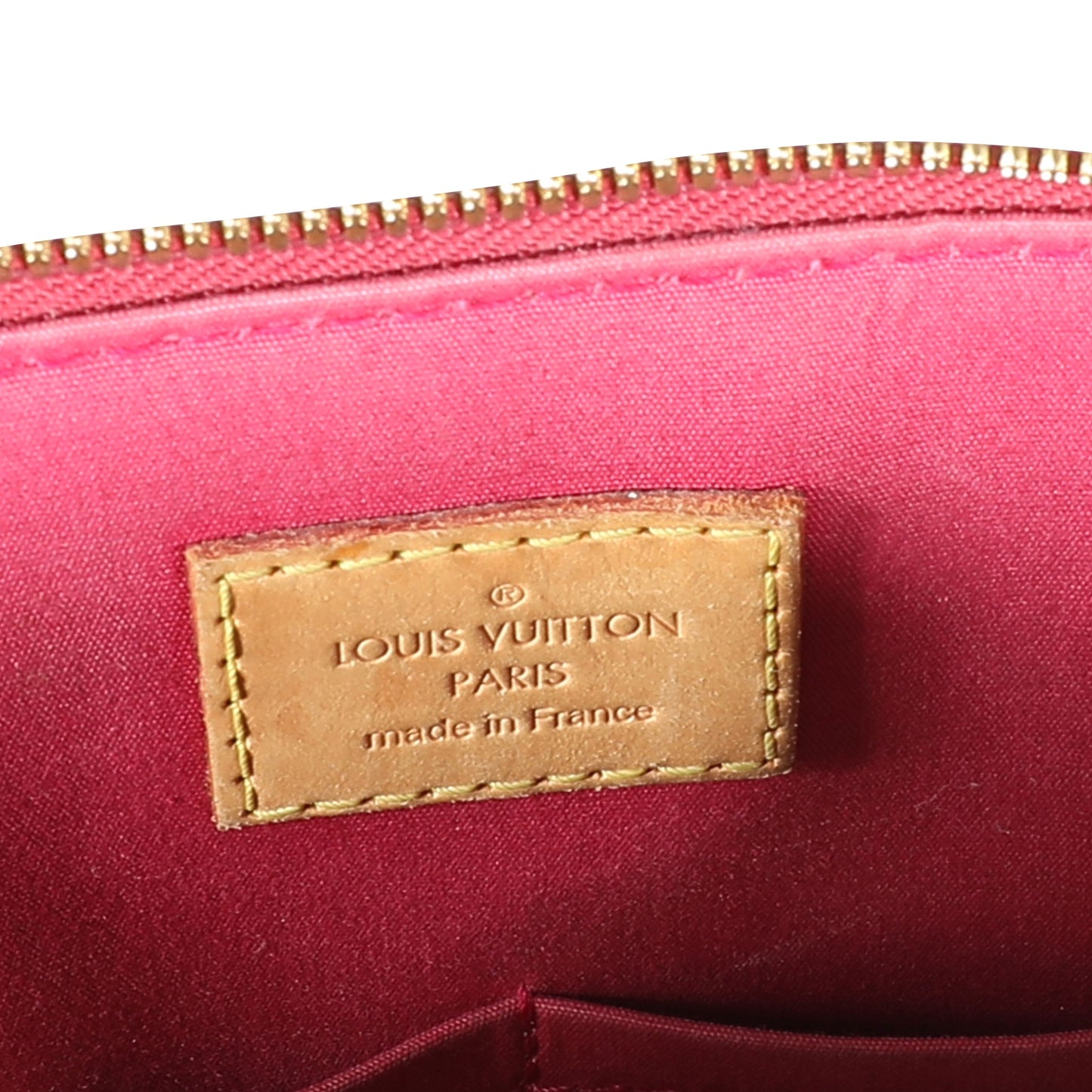 Louis Vuitton Louis Vuitton Rose Indien Monogram Vernis Alma PM