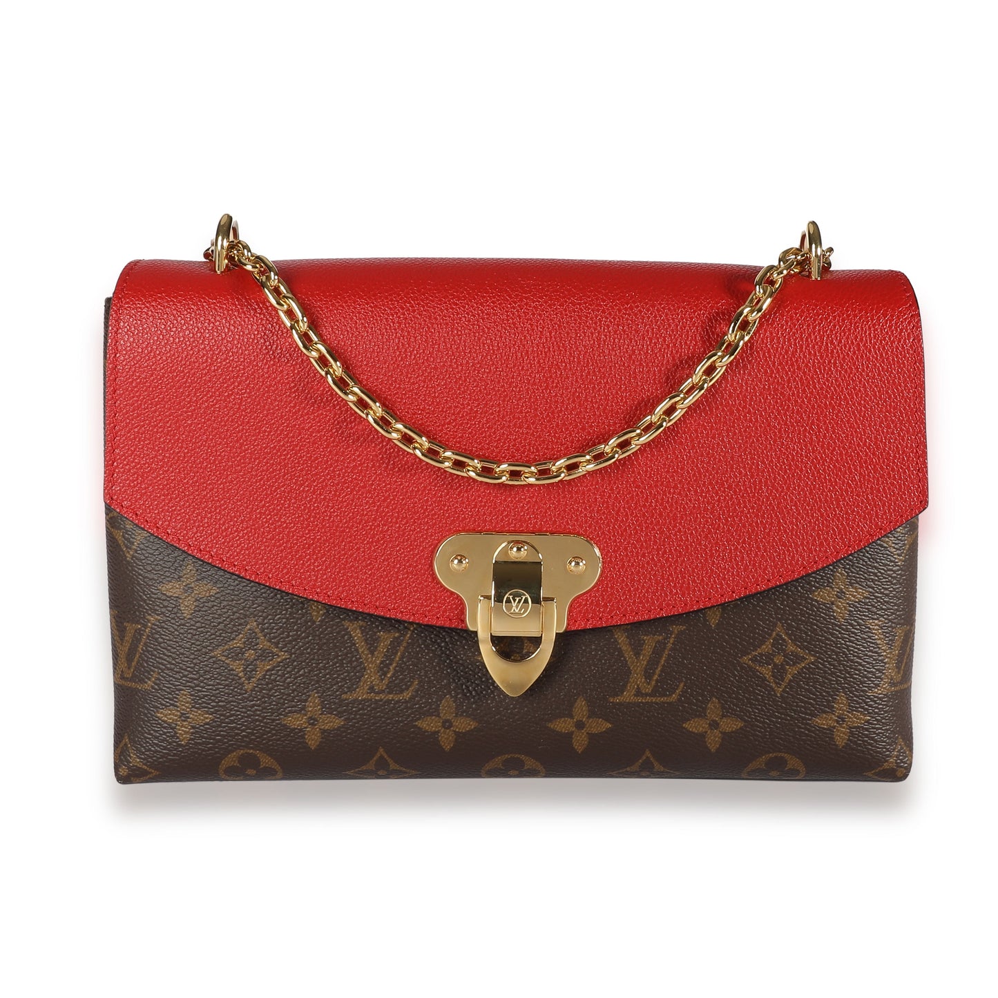 Louis Vuitton Louis Vuitton Monogram Canvas & Cerise Leather Saint-Placide Bag
