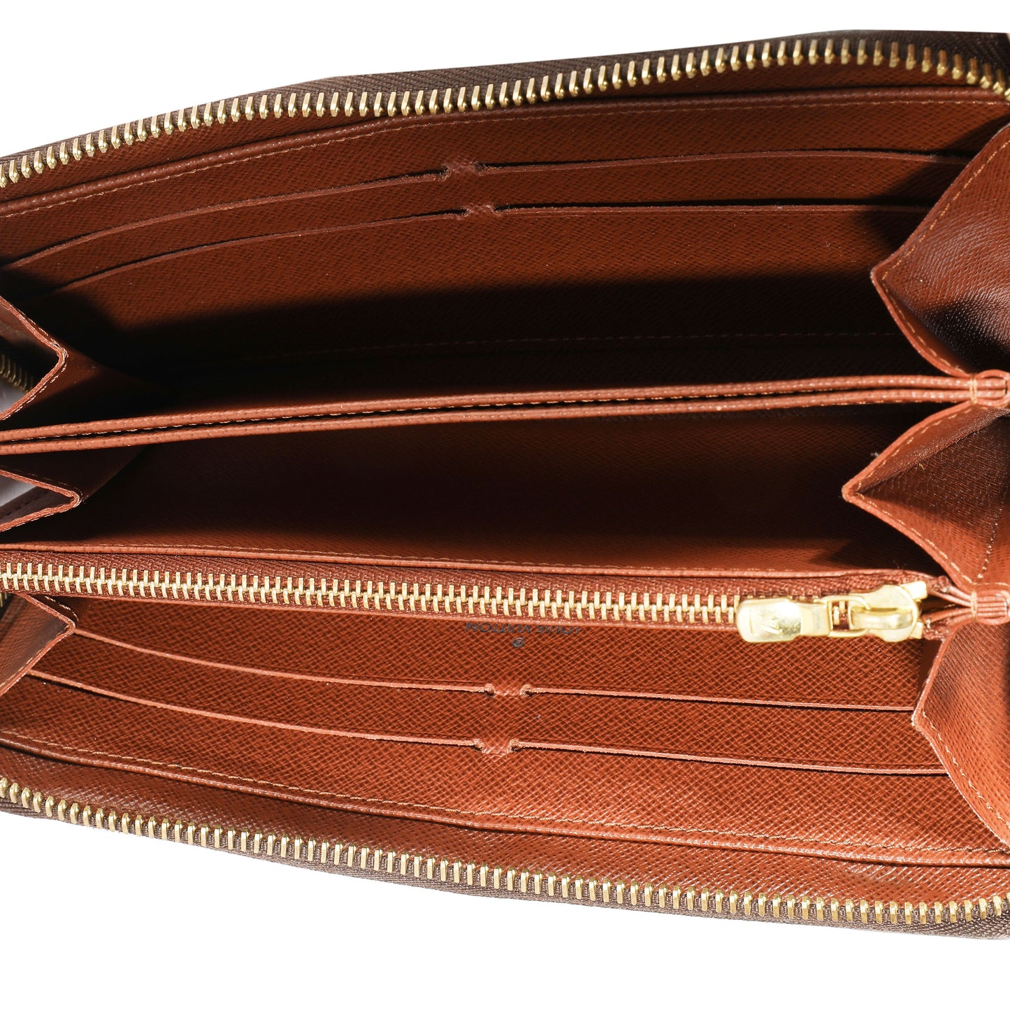 Louis Vuitton Louis Vuitton Brown Monogram Canvas Zippy Wallet