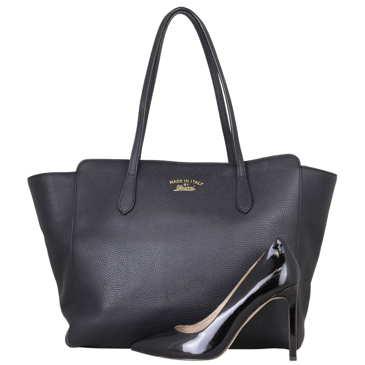 Gucci Swing Leather Tote Medium