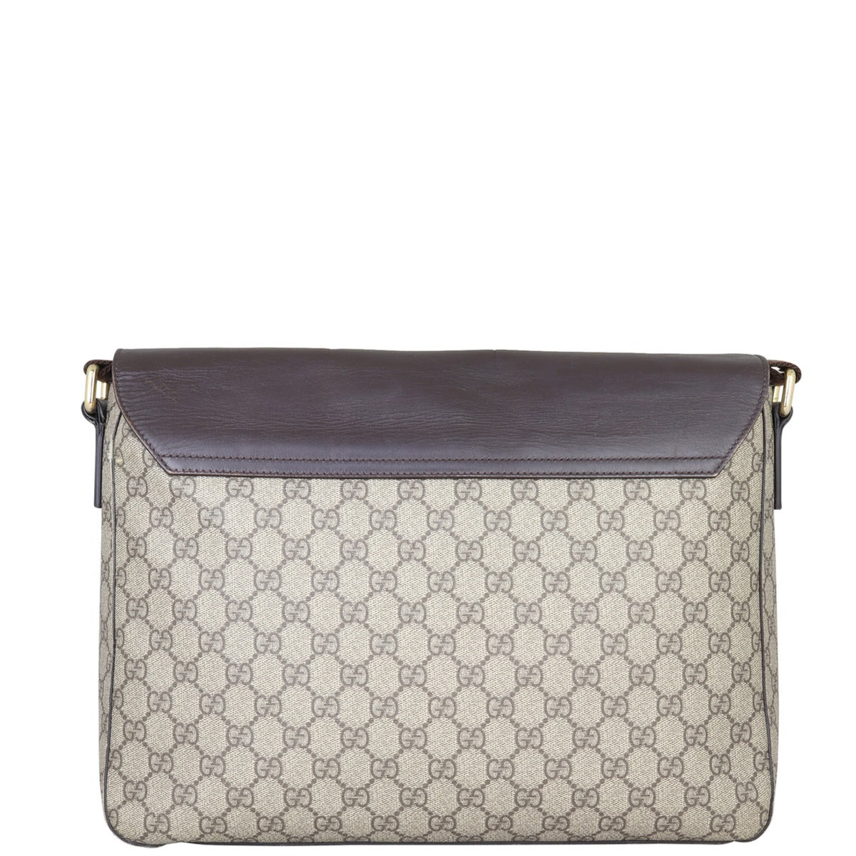 Gucci GG Supreme Leather Flap Messenger