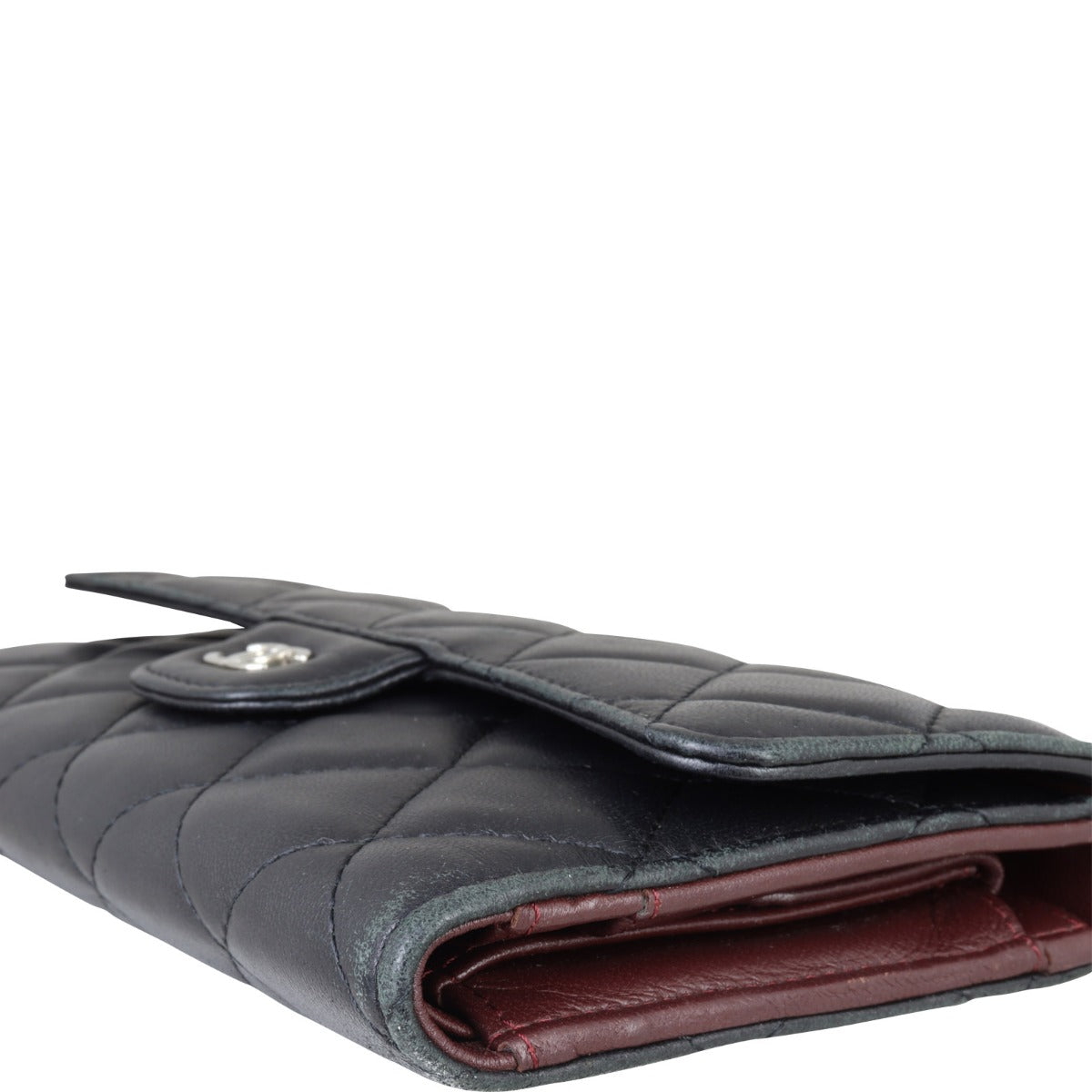 Chanel Classic Flap Long Wallet | Black Lambskin