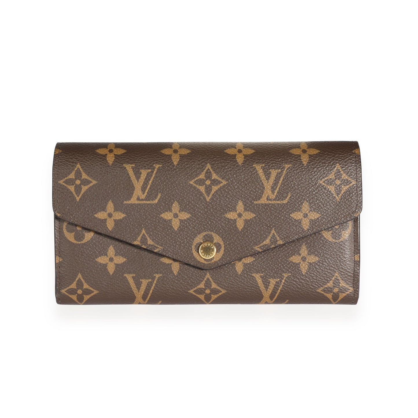 Louis Vuitton Louis Vuitton Monogram Canvas & Coquelicot Sarah Wallet