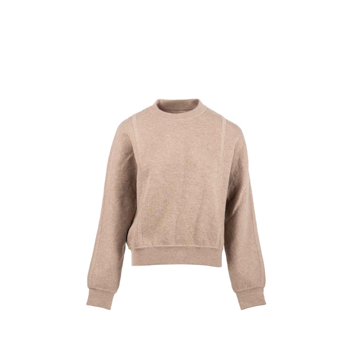 Hermes Size 40 Reversible Pull Over Sweater Cachemire Coton Beige Lin