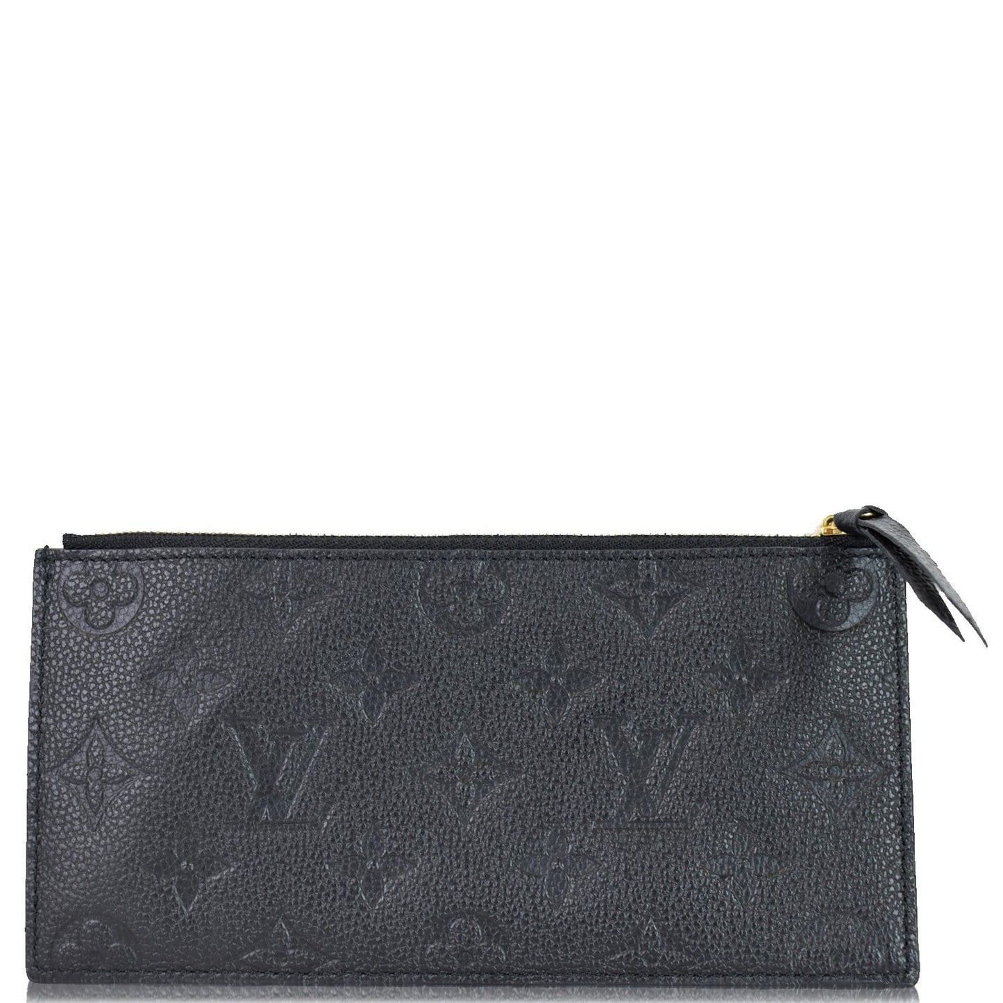 LOUIS VUITTON Felicie Empreinte Insert Zippy Wallet Black