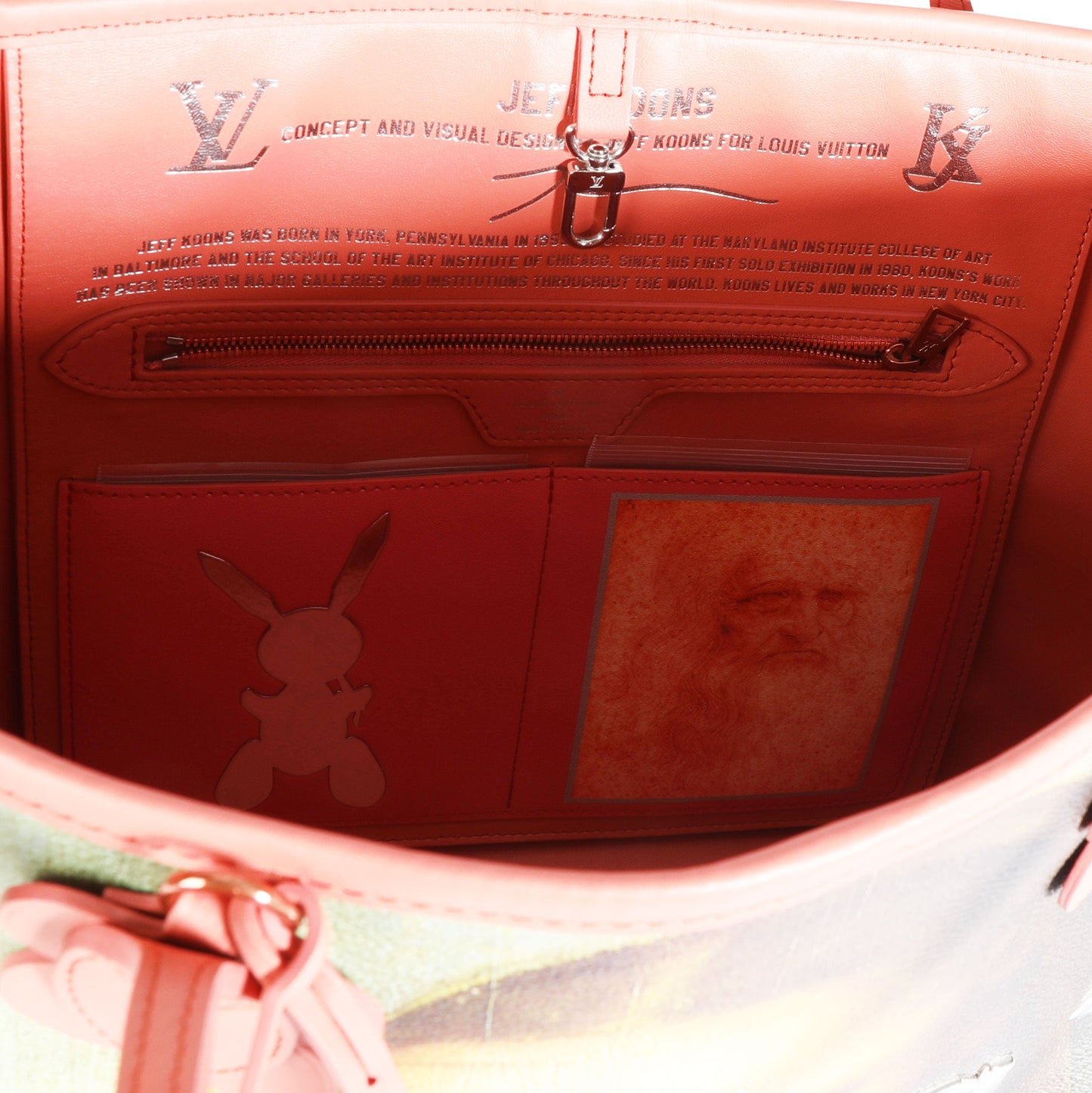 Louis Vuitton Louis Vuitton x Jeff Koons Masters Collection Mona Lisa Neverfull MM