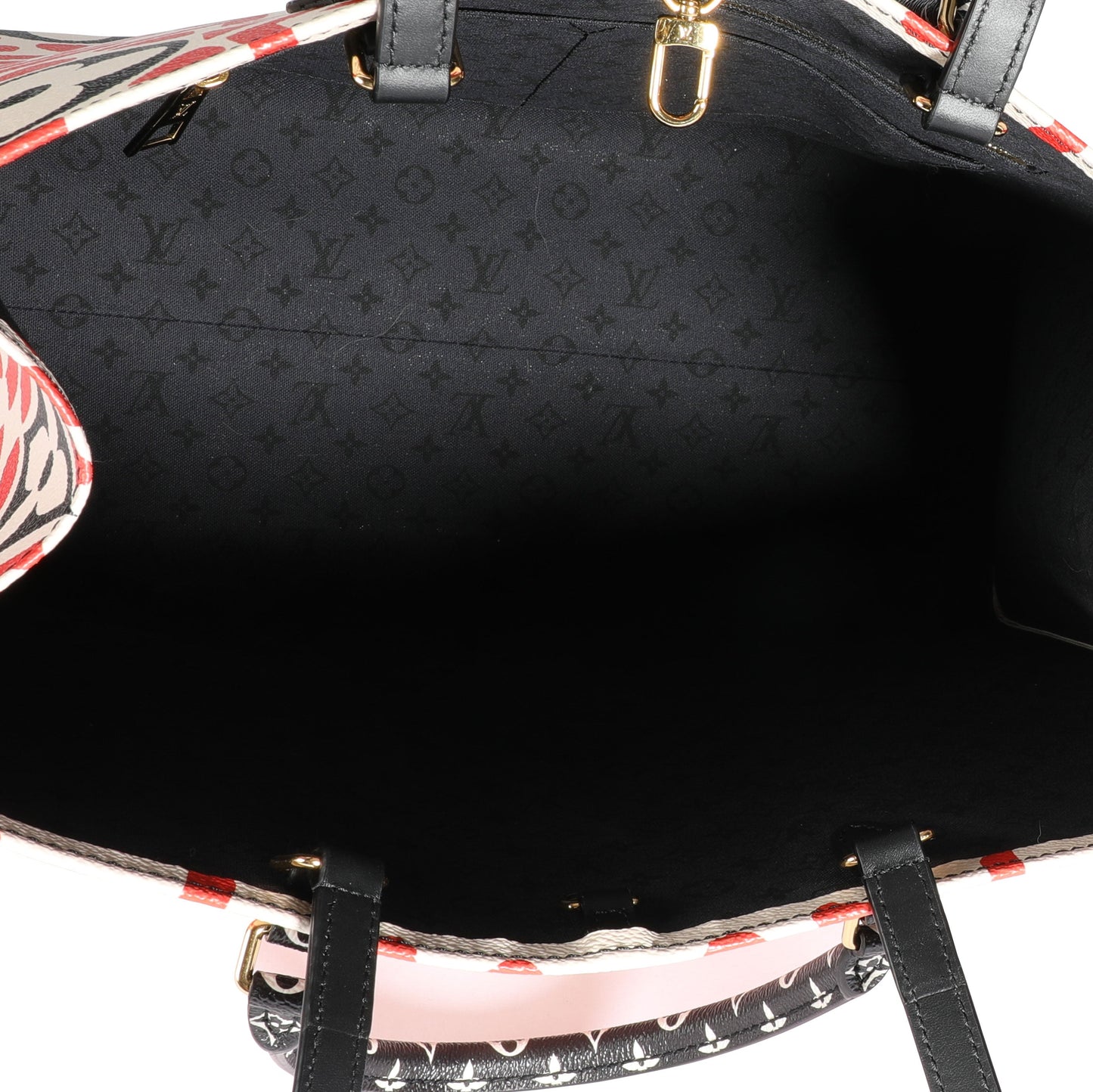 Louis Vuitton Louis Vuitton Cream & Red Monogram Giant LV Crafty Onthego GM