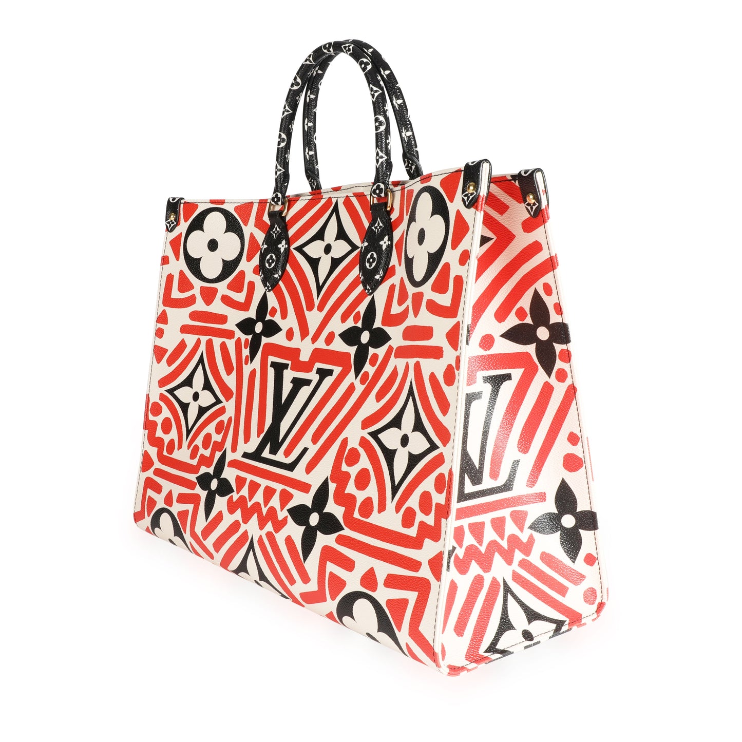 Louis Vuitton Louis Vuitton Cream & Red Monogram Giant LV Crafty Onthego GM