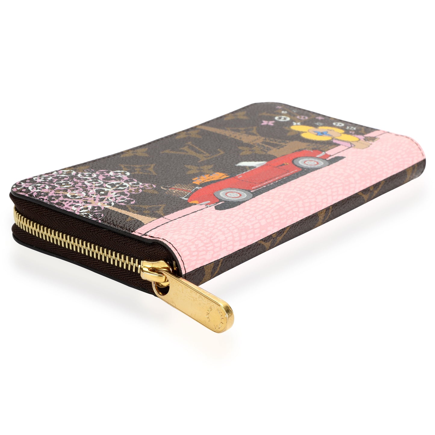 Louis Vuitton Louis Vuitton Vivienne Christmas Animation Monogram Canvas Zippy Wallet