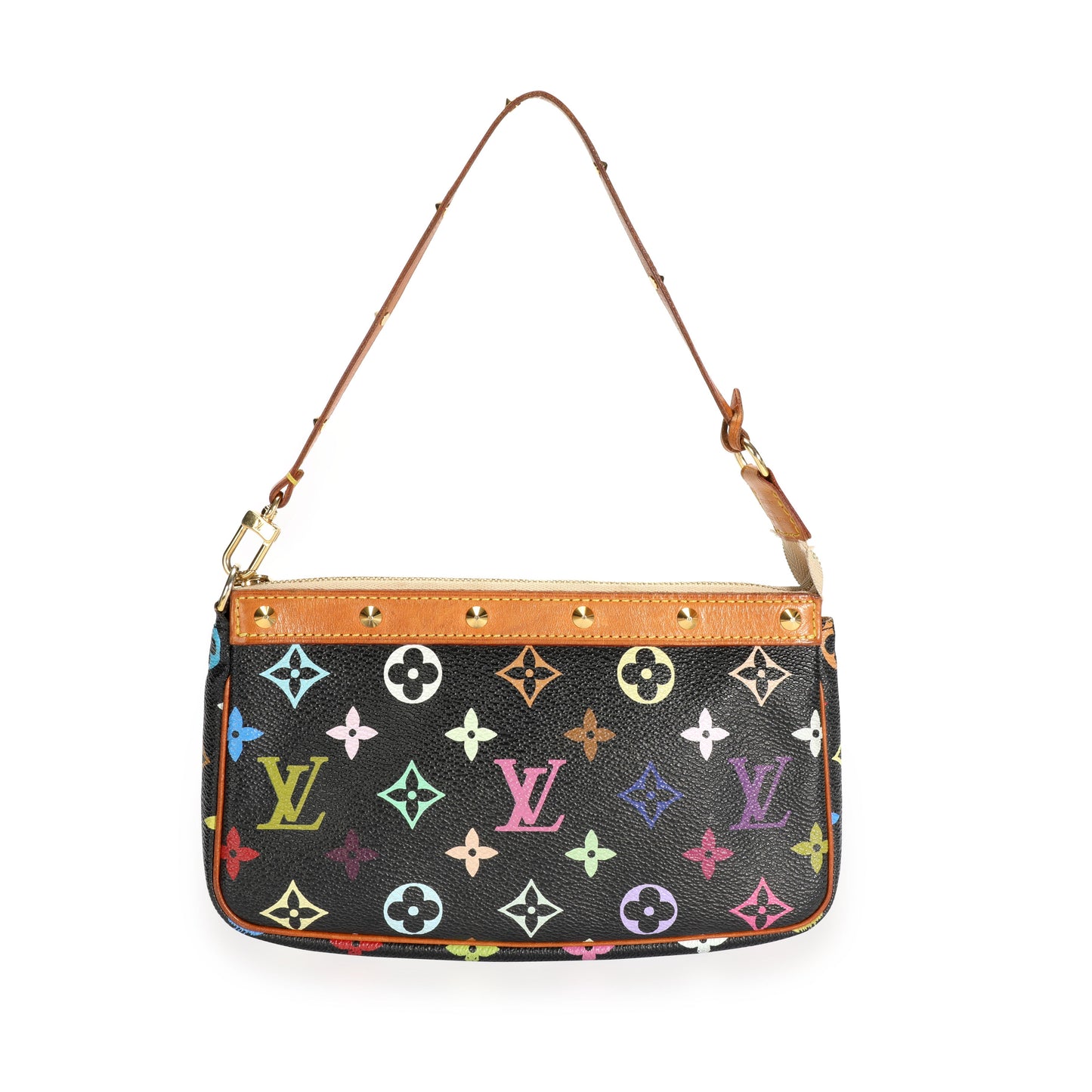 Louis Vuitton Louis Vuitton Black Monogram Multicolore Pochette Accessoires