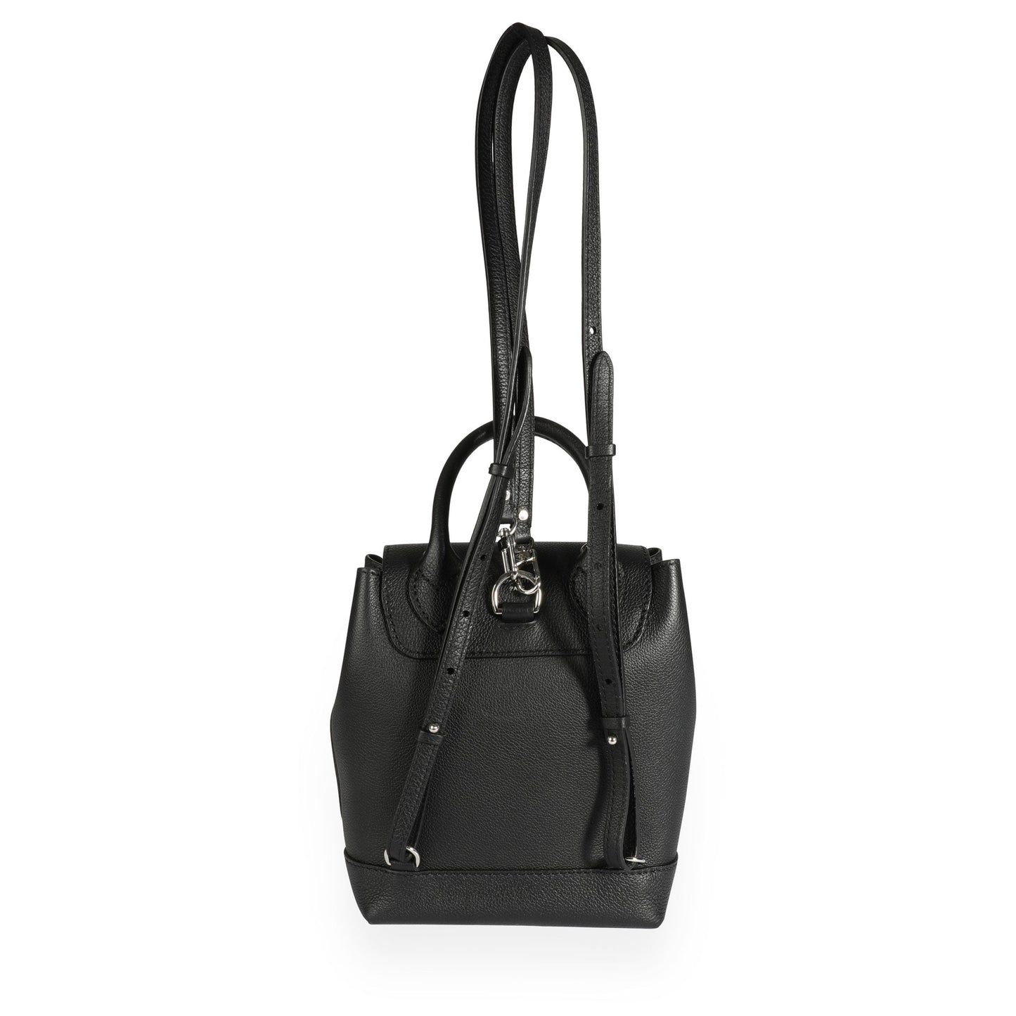 Louis Vuitton Louis Vuitton Black Calfskin Lockme Mini Backpack