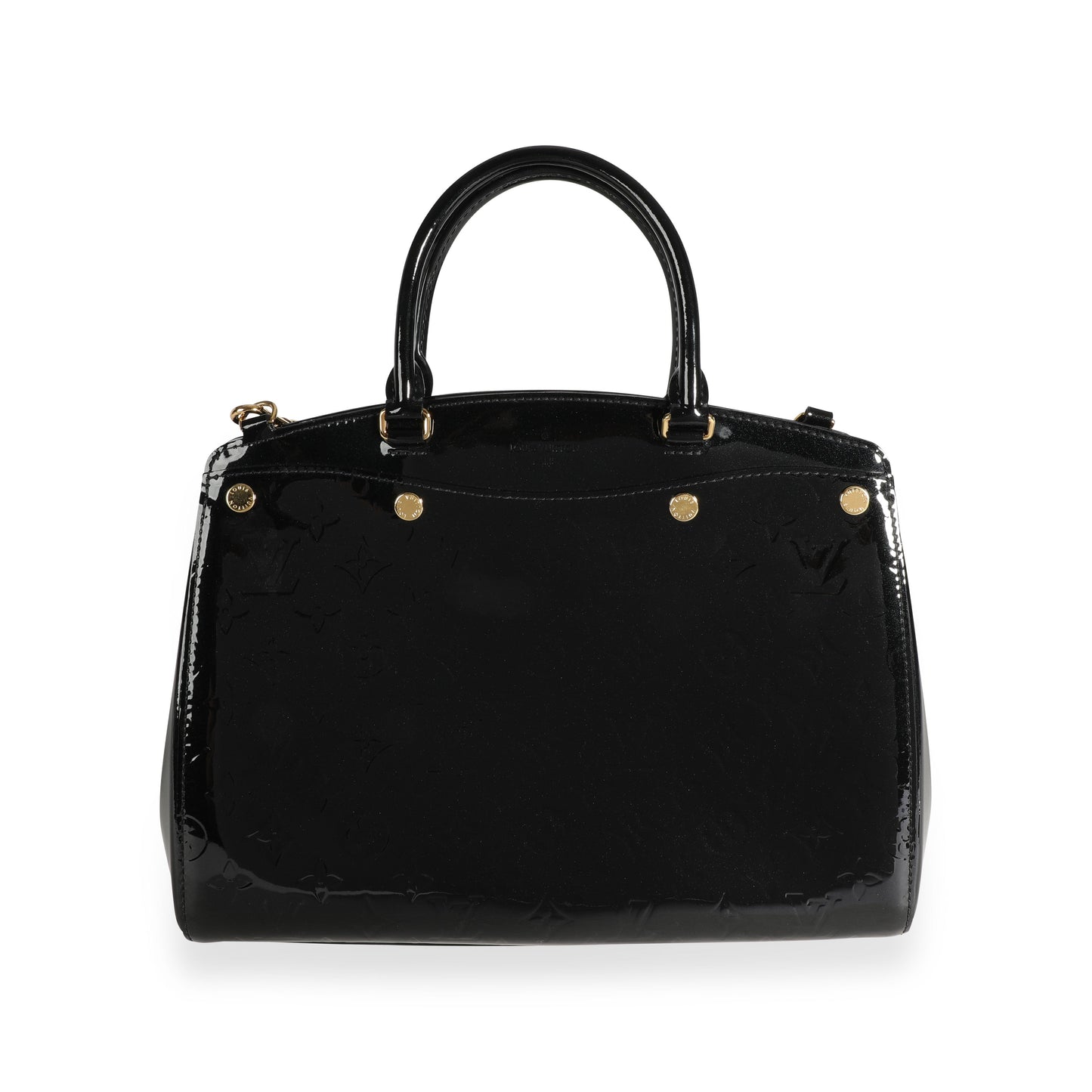 Louis Vuitton Louis Vuitton Black Monogram Vernis Brea NM MM