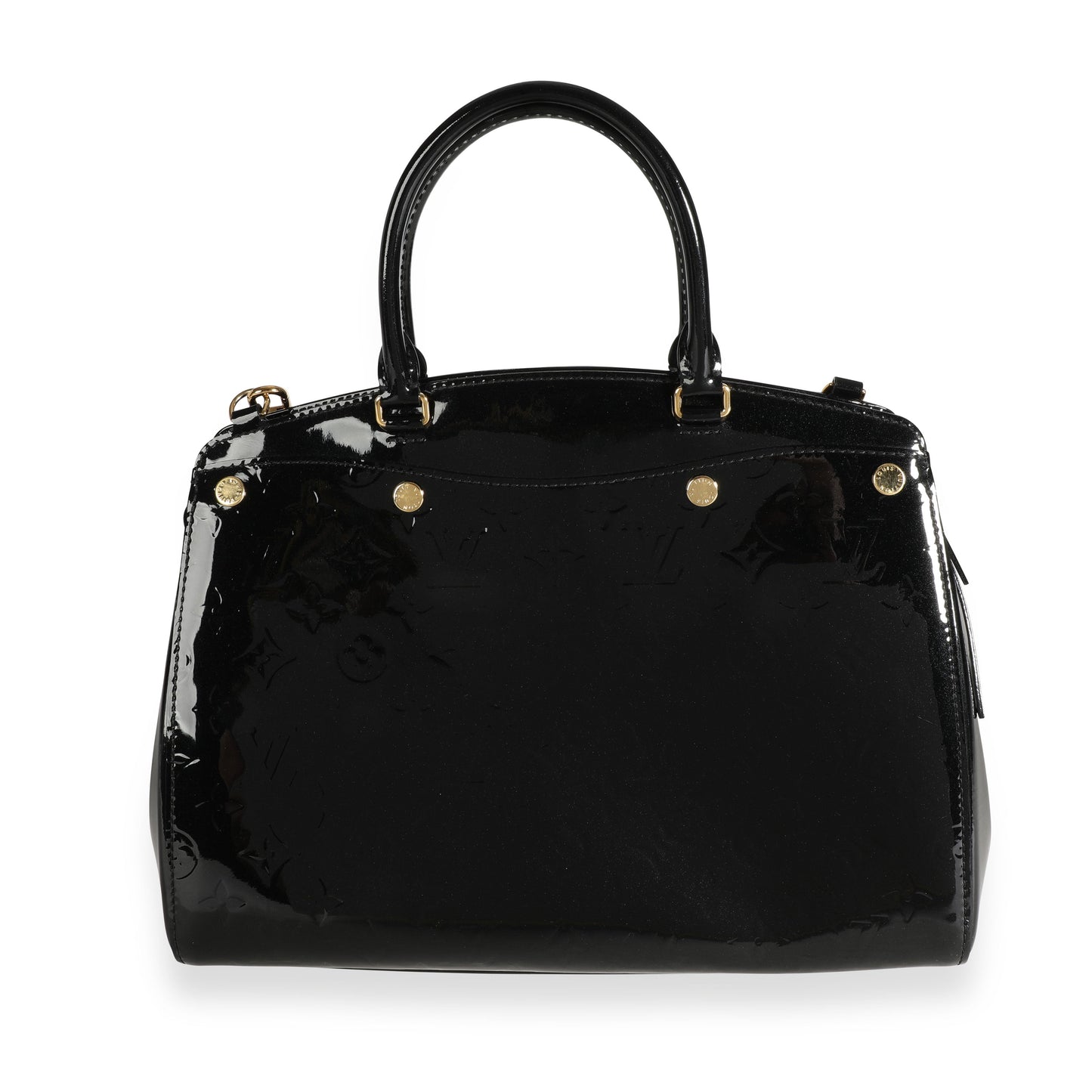 Louis Vuitton Louis Vuitton Black Monogram Vernis Brea NM MM