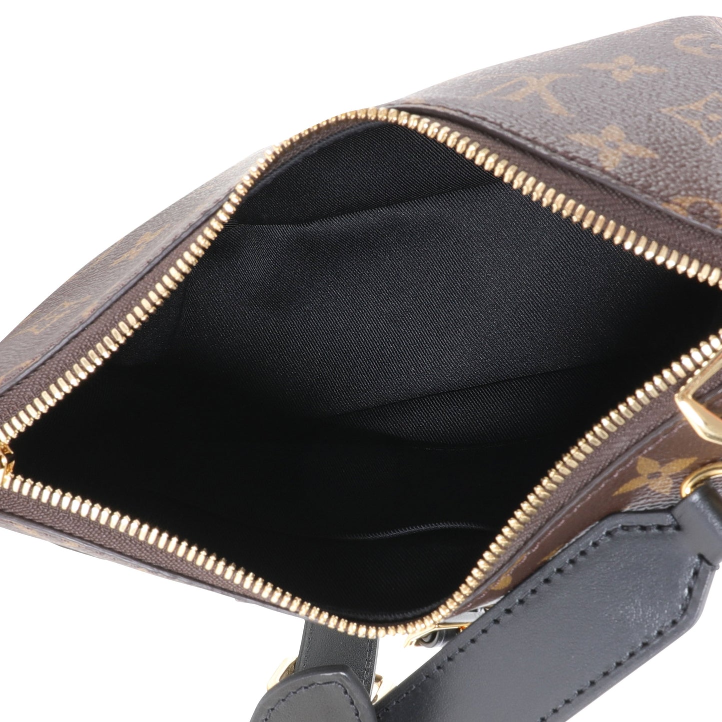 Louis Vuitton Louis Vuitton Monogram Canvas & Black Leather Odéon NM PM Bag