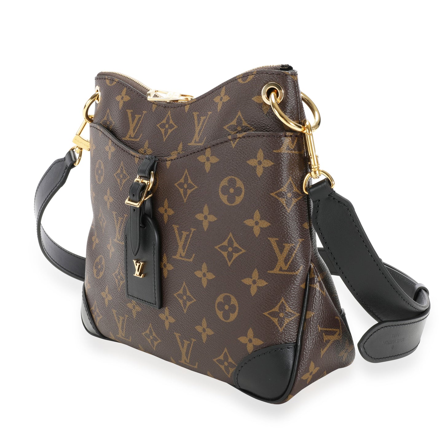 Louis Vuitton Louis Vuitton Monogram Canvas & Black Leather Odéon NM PM Bag