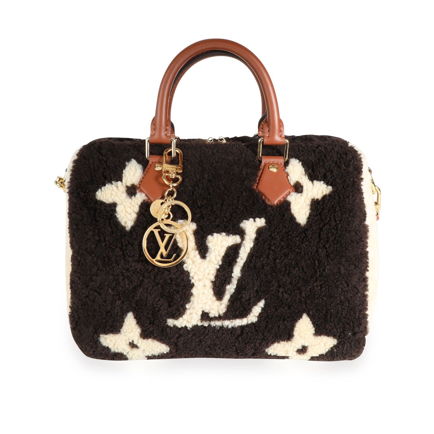 Louis Vuitton Louis Vuitton Limited Edition Giant Teddy Fleece Speedy Bandoulière 25