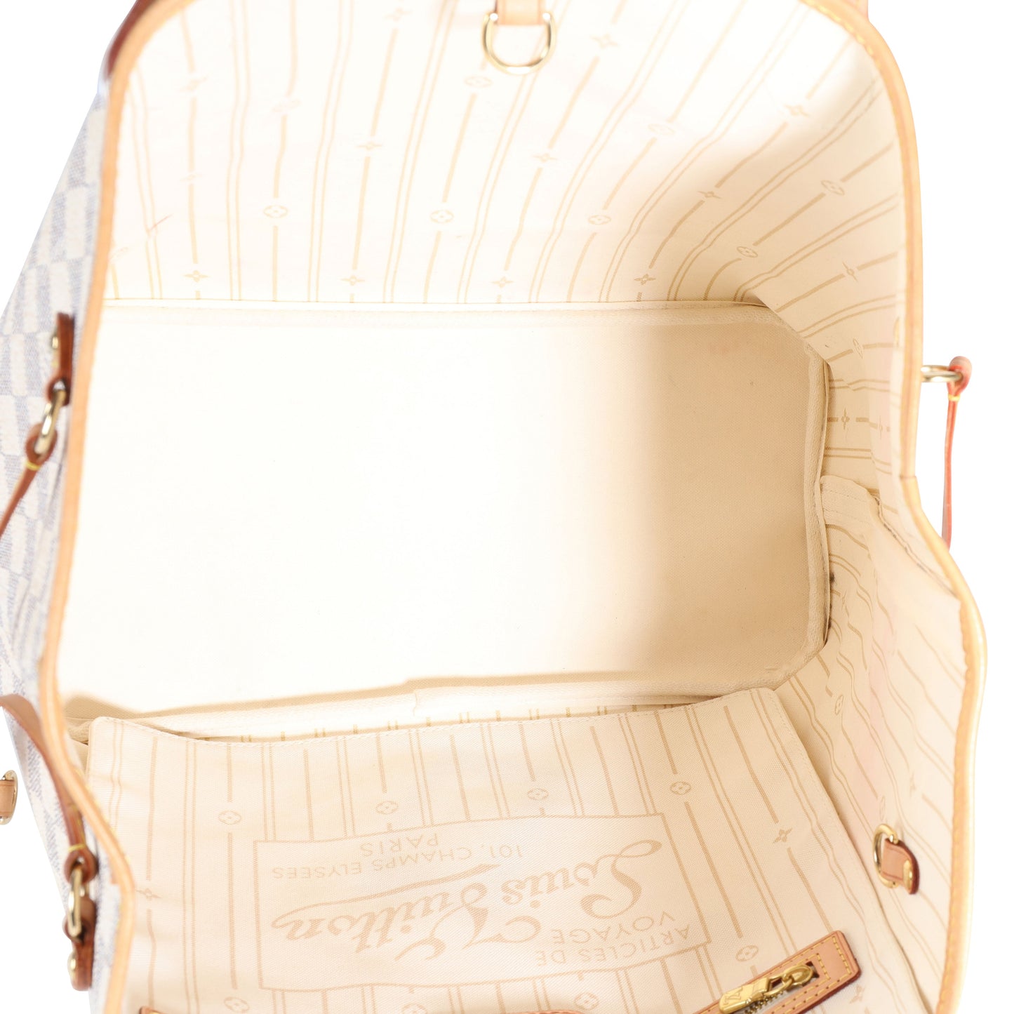Louis Vuitton Louis Vuitton Damier Azur Neverfull MM