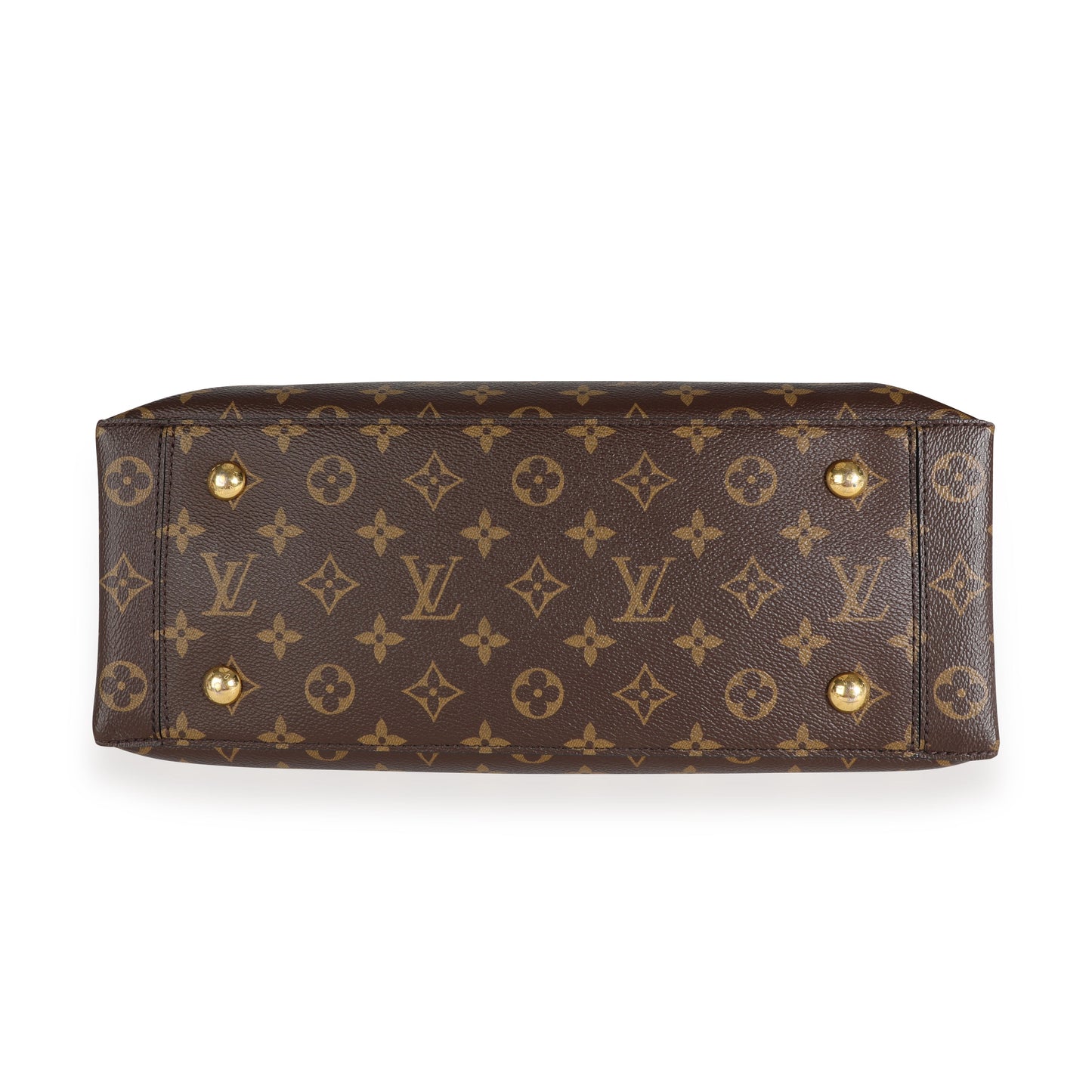 Louis Vuitton Louis Vuitton Monogram Canvas & Black Calfskin Flower Tote