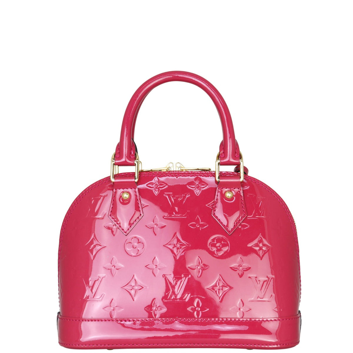 Louis Vuitton Alma BB Monogram Vernis | Hot Pink