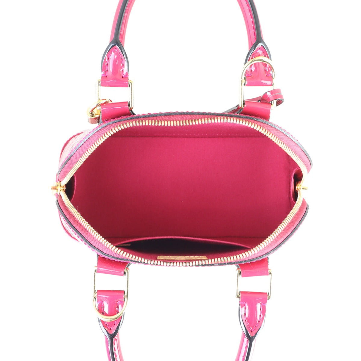 Louis Vuitton Alma BB Monogram Vernis | Hot Pink