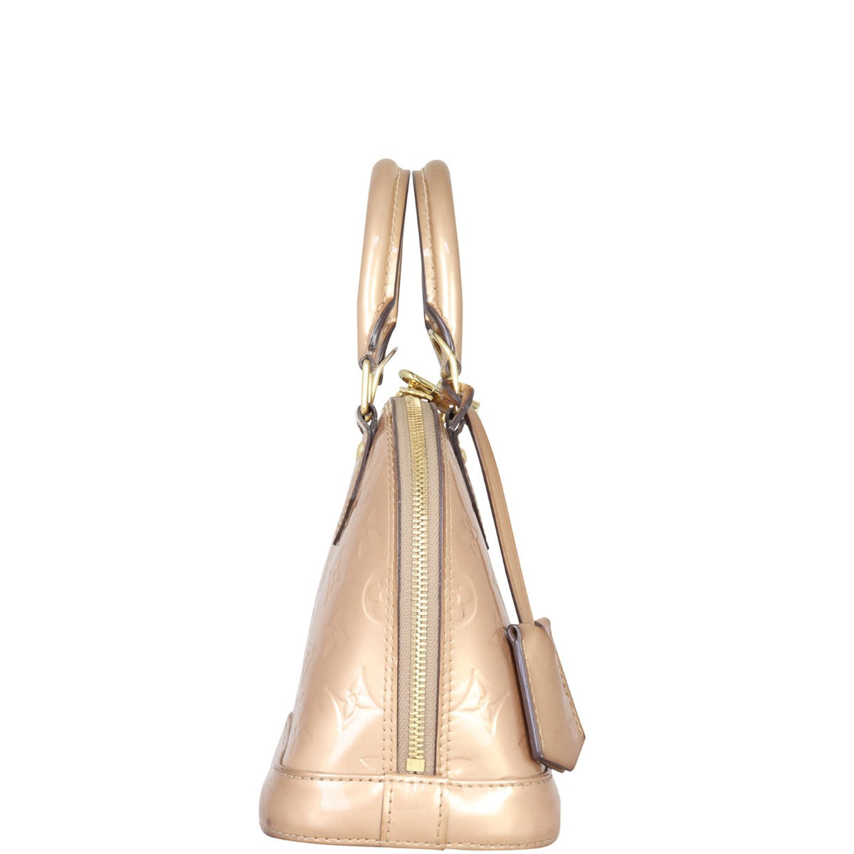 Louis Vuitton Alma BB Monogram Vernis | Mordore Metallic Gold