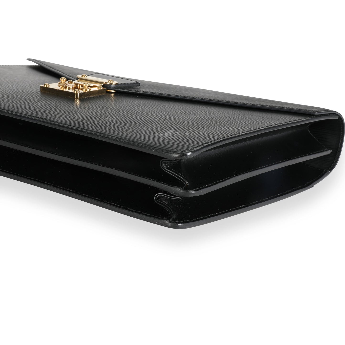 Louis Vuitton Louis Vuitton Noir Epi Leather Serviette Conseiller Briefcase
