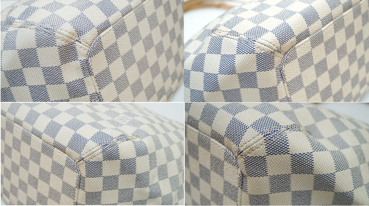 LOUIS VUITTON Damier Azur Salina GM Shoulder Bag