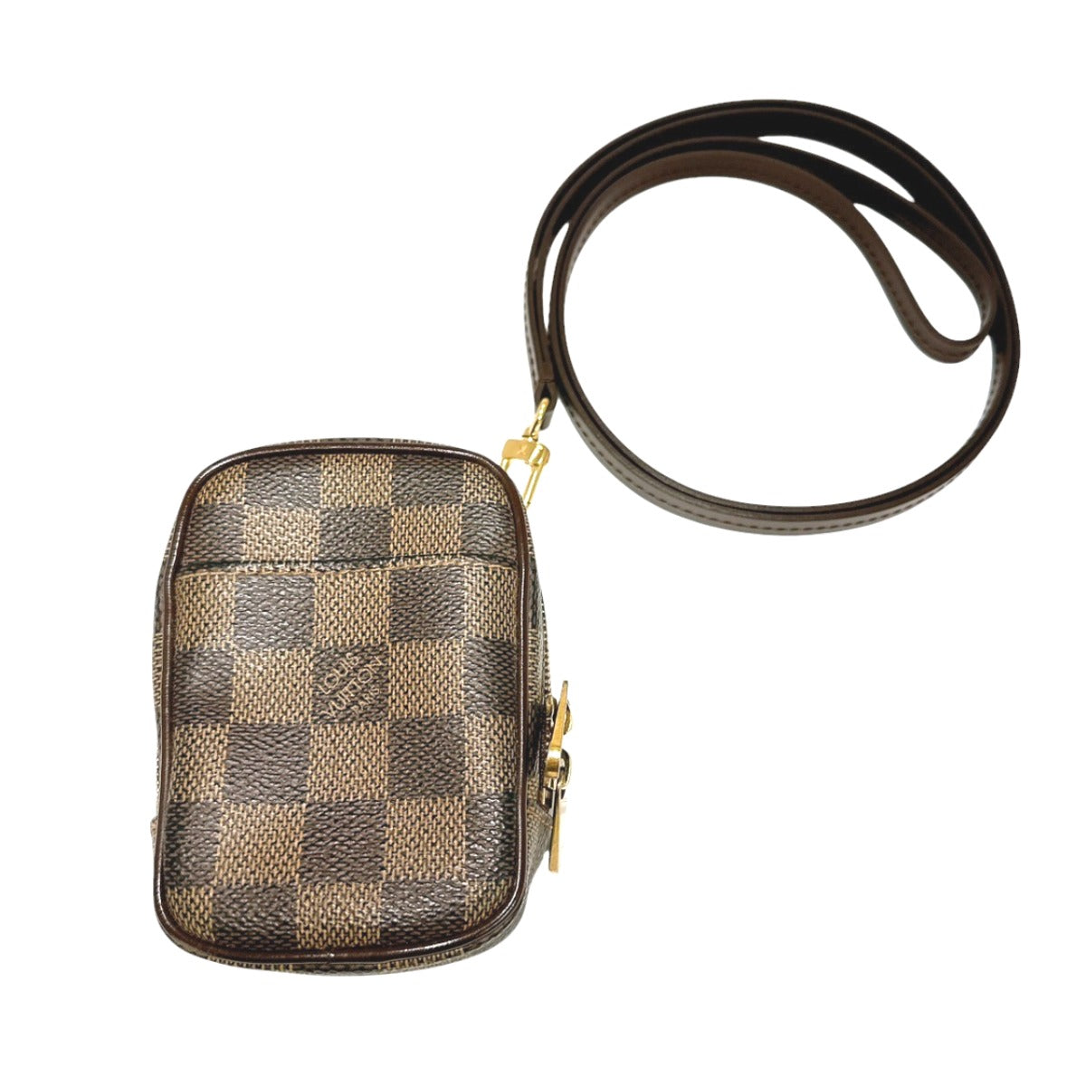 LOUIS VUITTON Shoulder Bag âm61737 Damier canvas Brown Pouch Damier Okapi GM mens
