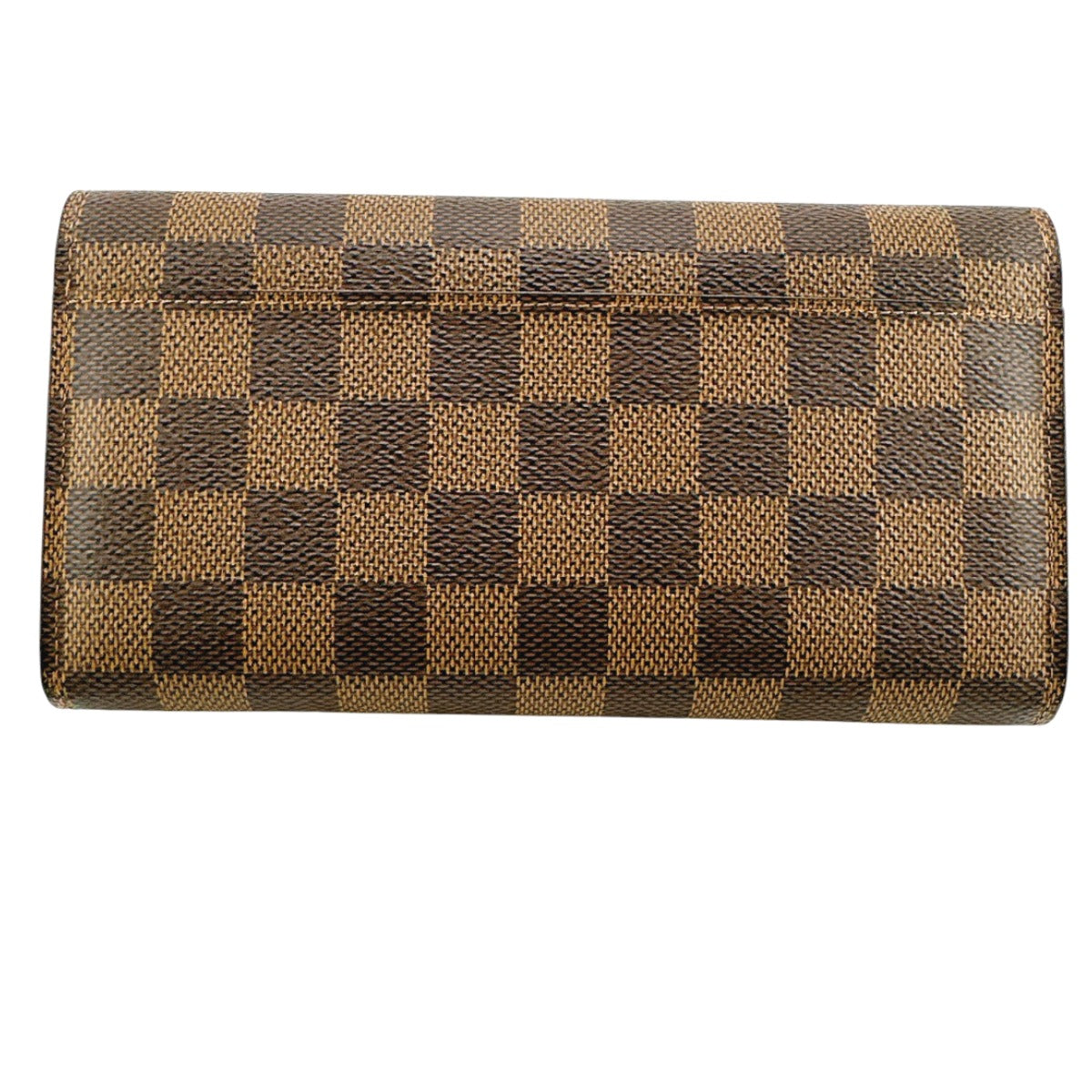 LOUIS VUITTON Long Wallet Purse N63209 Damier canvas Ebene Damier Portefeuille Sara