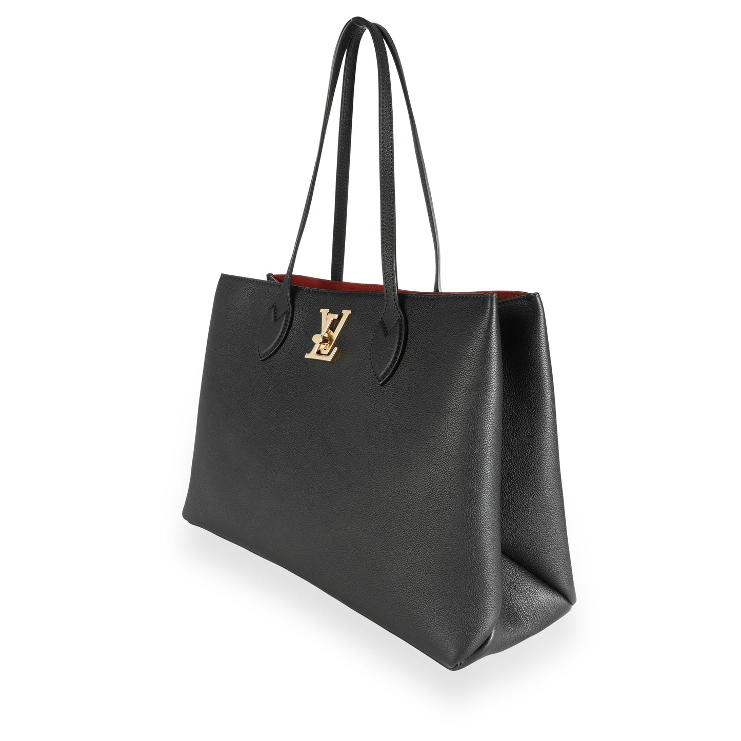 Louis Vuitton Louis Vuitton Black Calfskin Lockme Shopper
