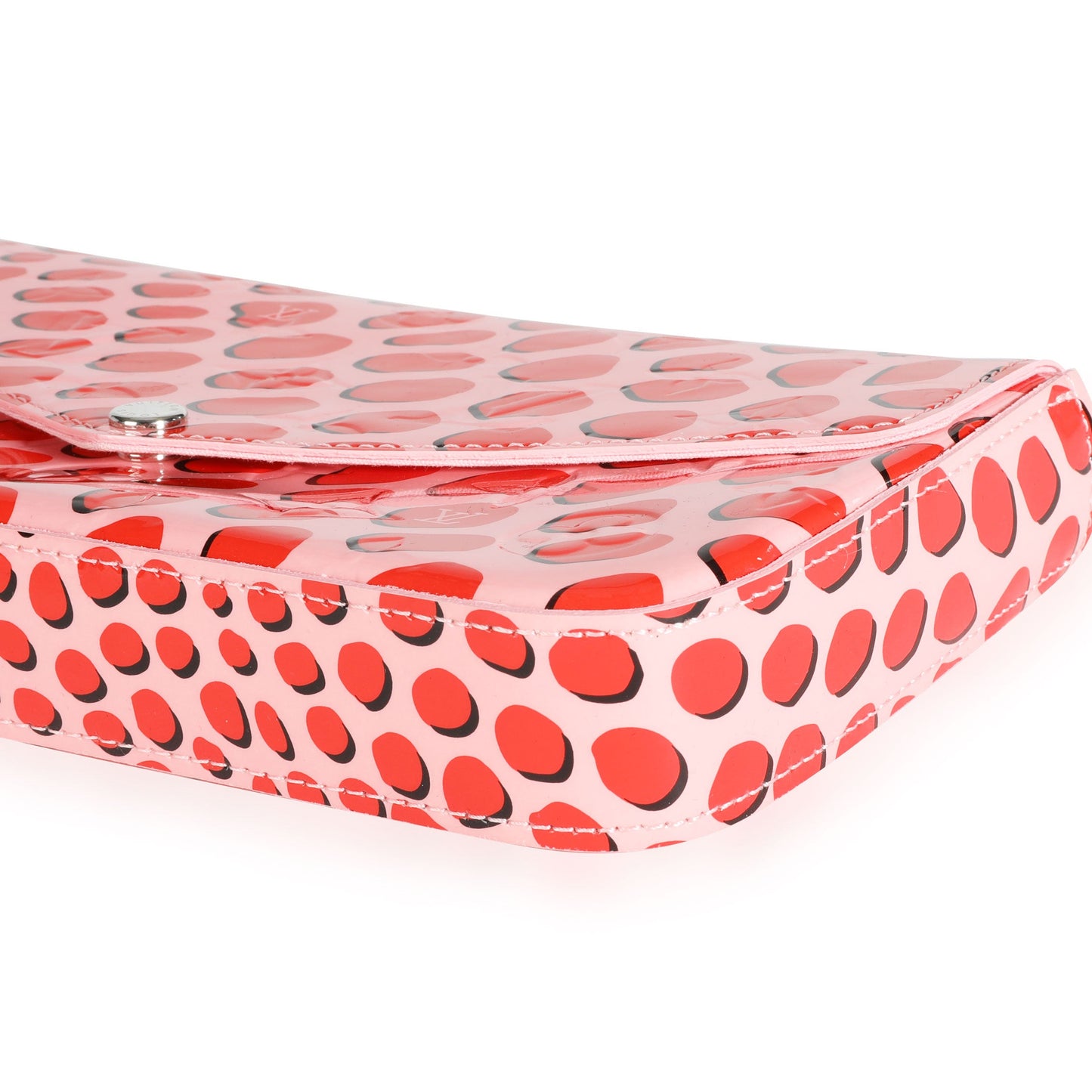 Louis Vuitton Louis Vuitton Limited Edition Sugar Poppy Vernis Jungle Dots Félicie Pochette