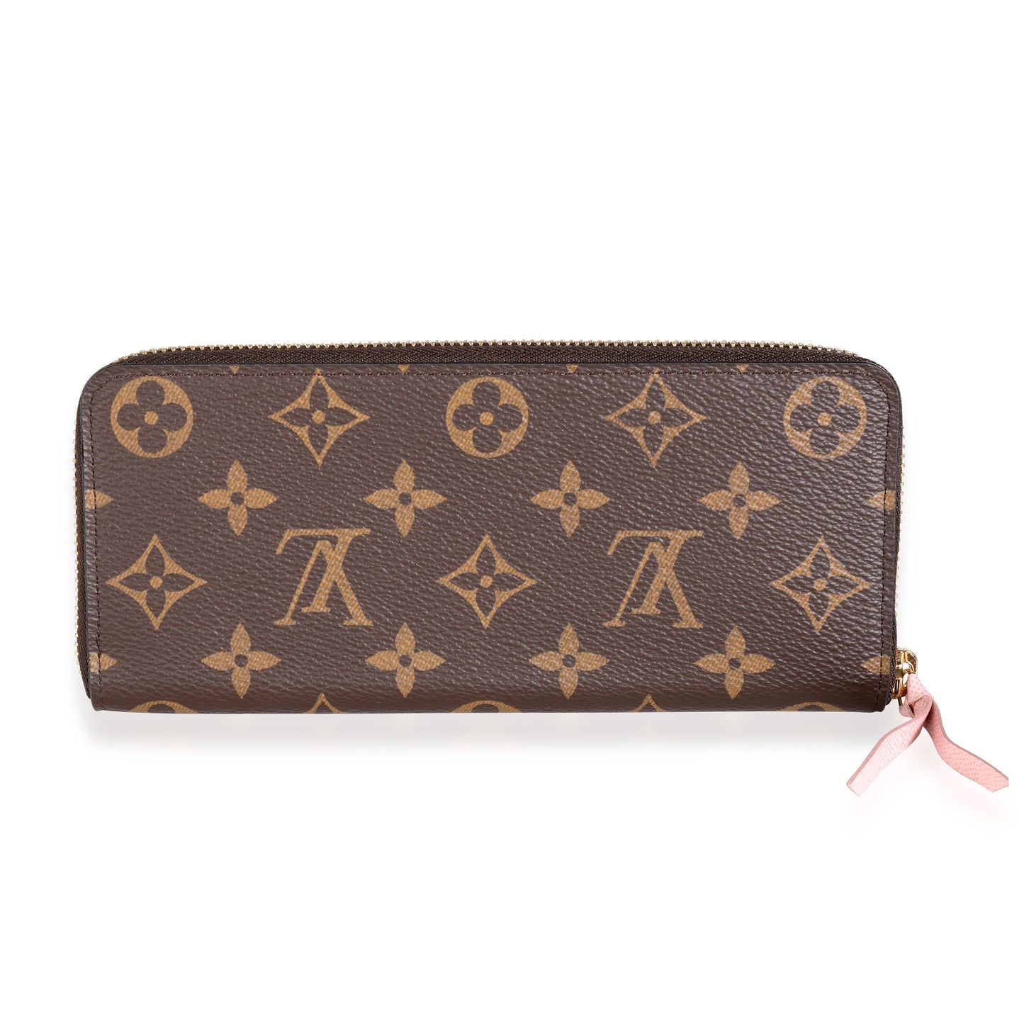 Louis Vuitton Louis Vuitton Monogram Canvas & Rose Ballerine Clémence Wallet