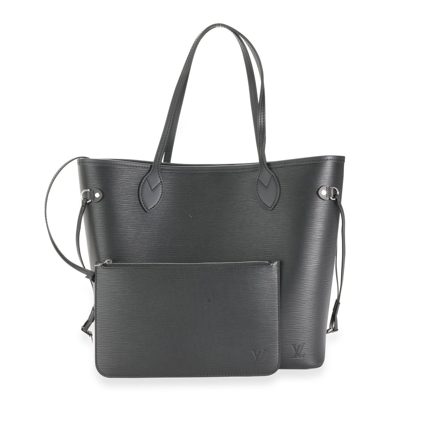 Louis Vuitton Louis Vuitton Black Epi Leather Neverfull MM