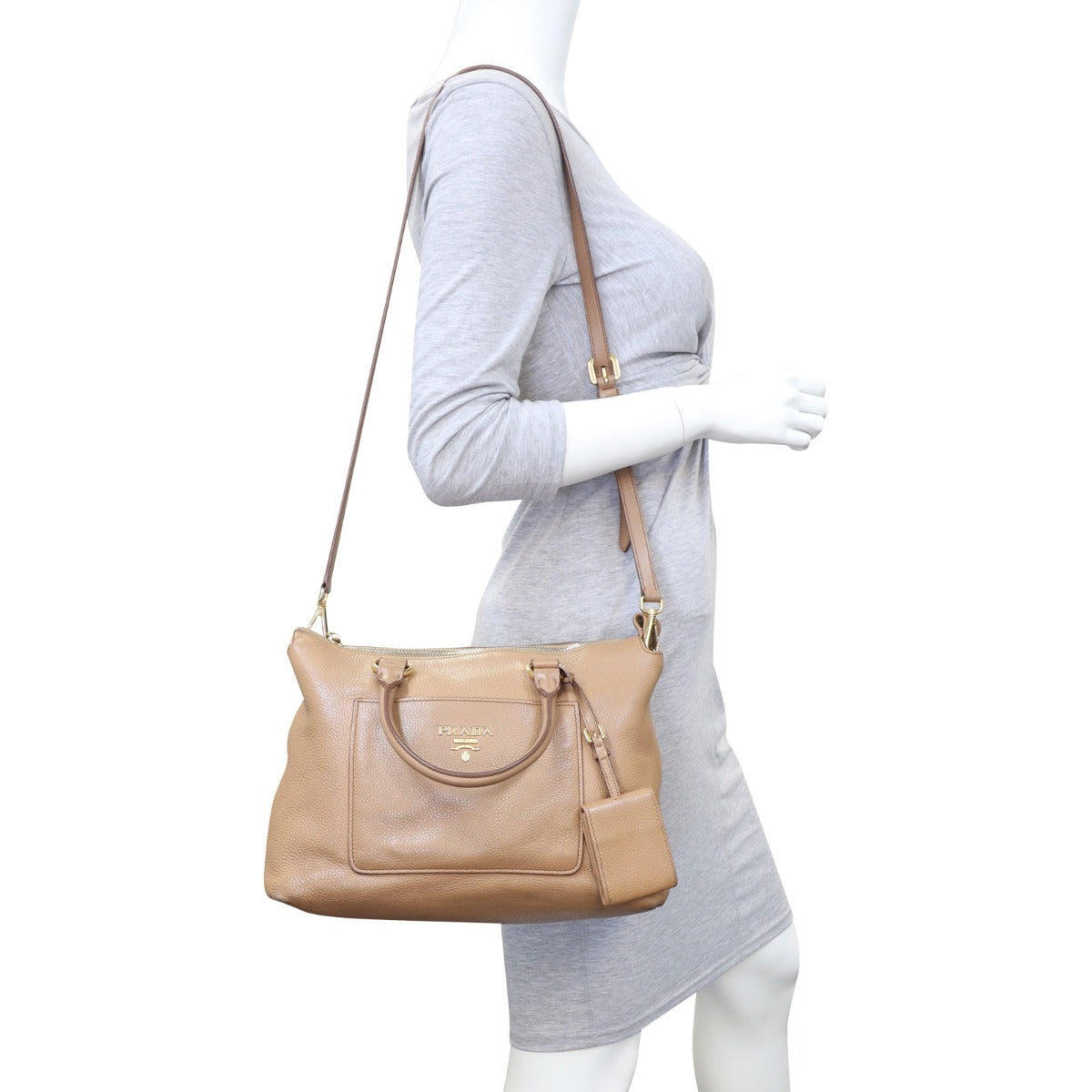 Prada Vitello Daino Pocket Bag