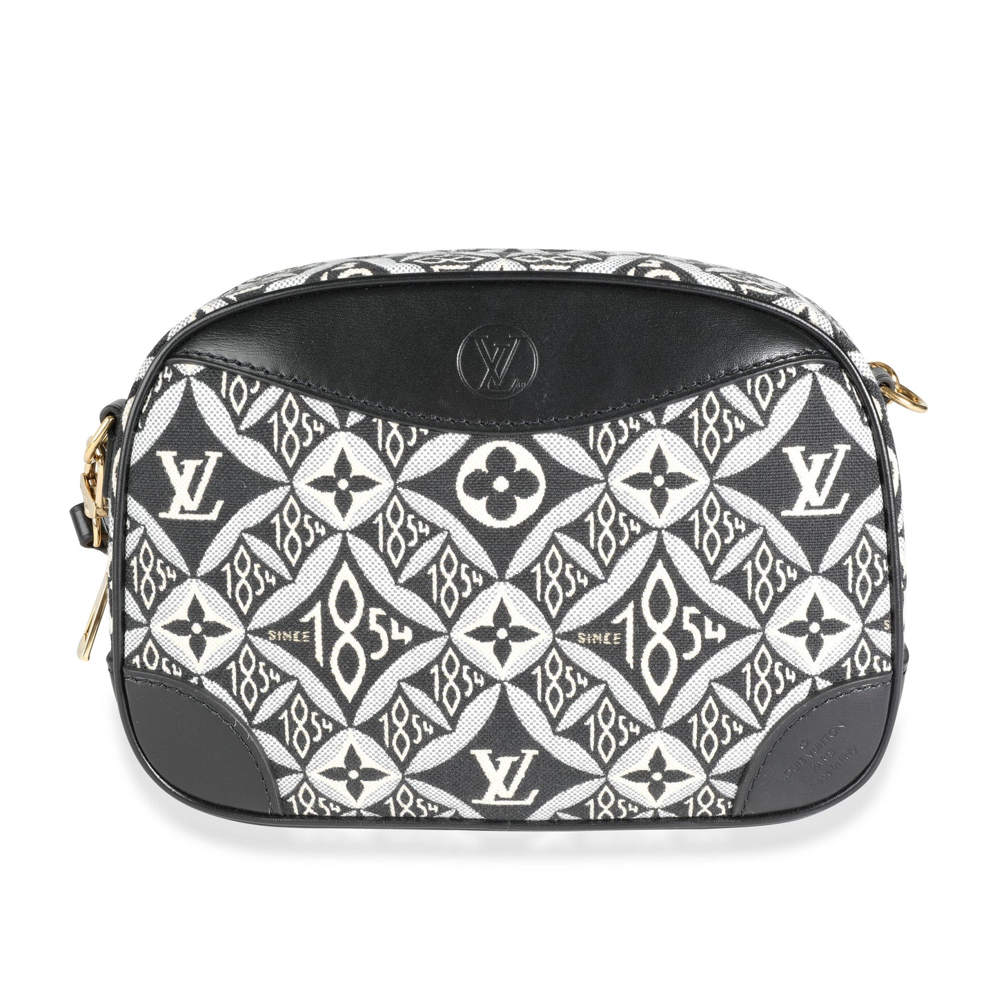 Louis Vuitton Louis Vuitton Black Jacquard Since 1854 Deauville Mini Camera Bag