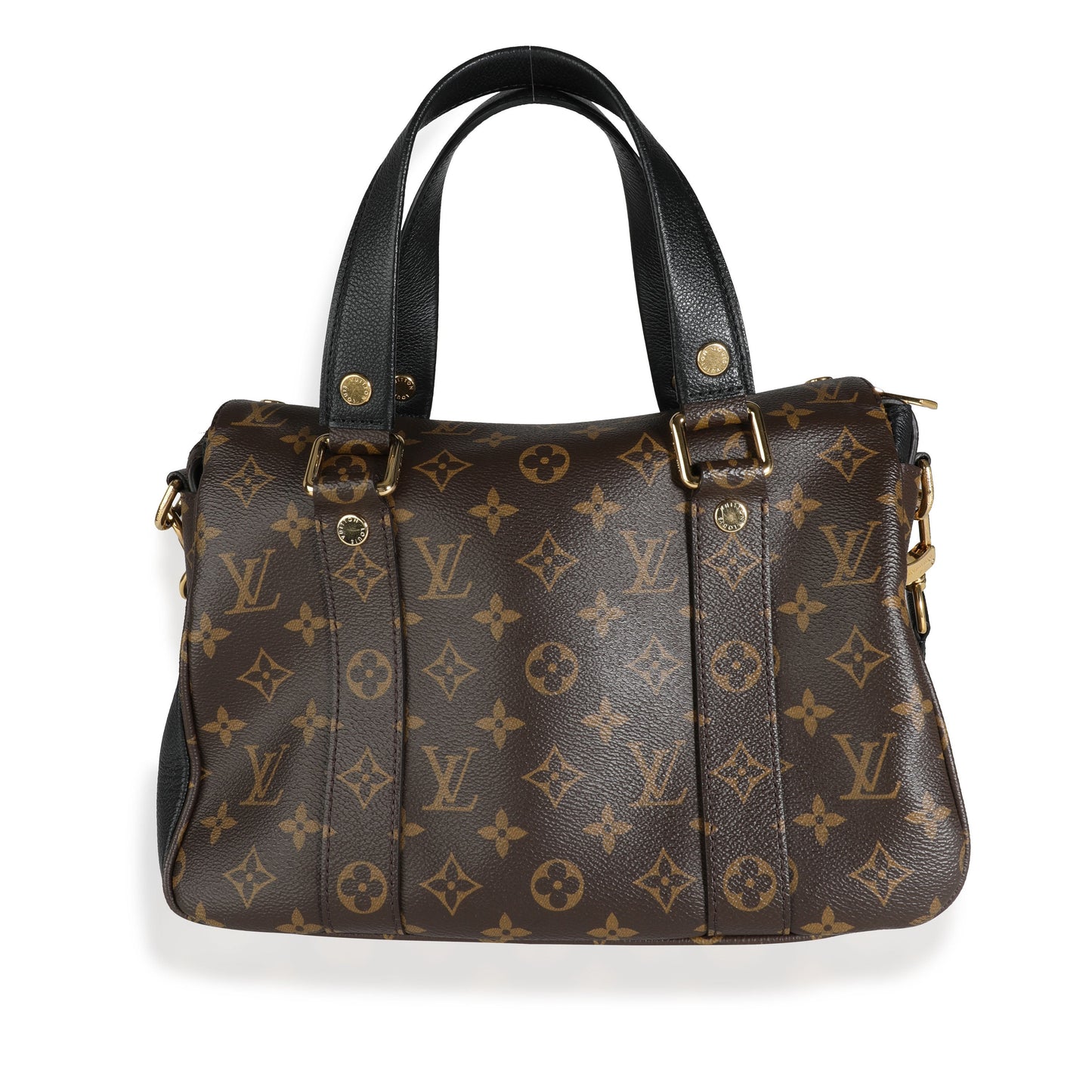Louis Vuitton Louis Vuitton Monogram Canvas & Noir Leather Manhattan NM