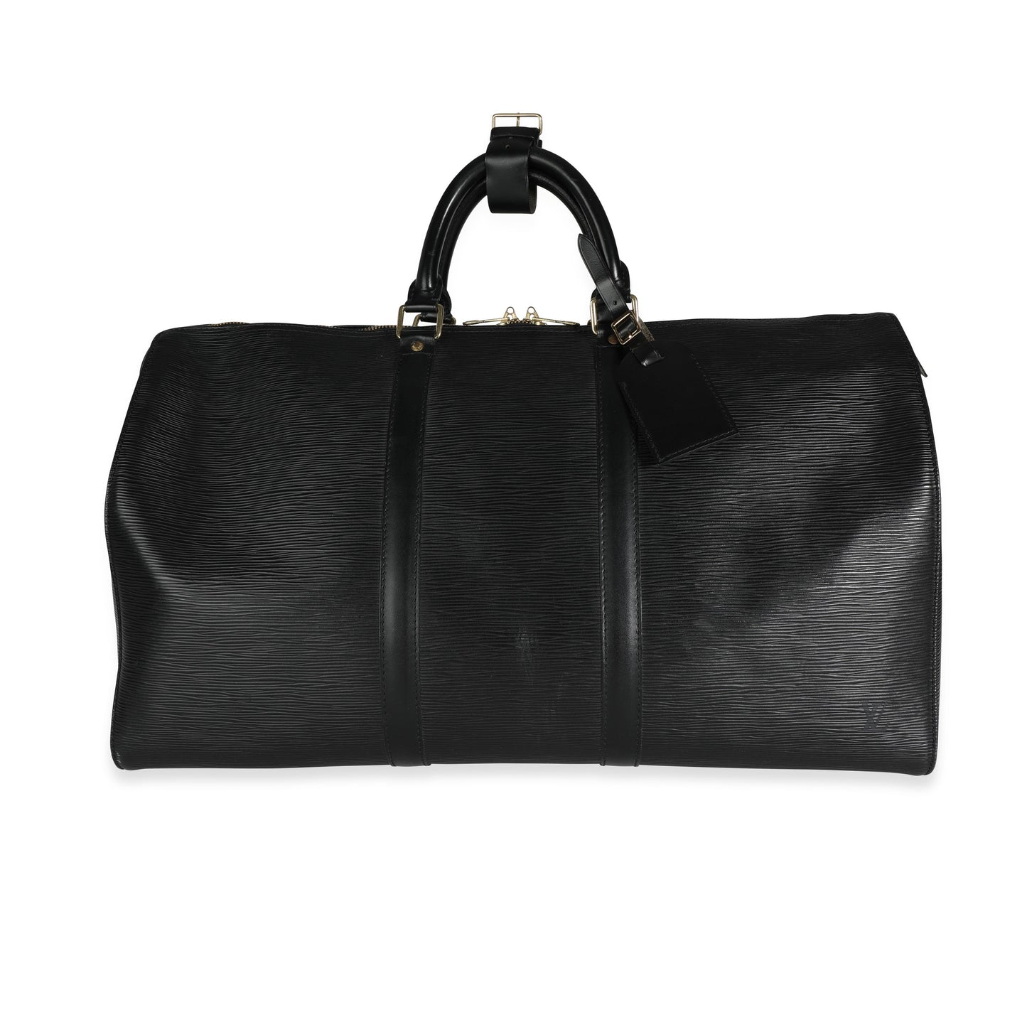 Louis Vuitton Louis Vuitton Black Epi Leather Keepall 50