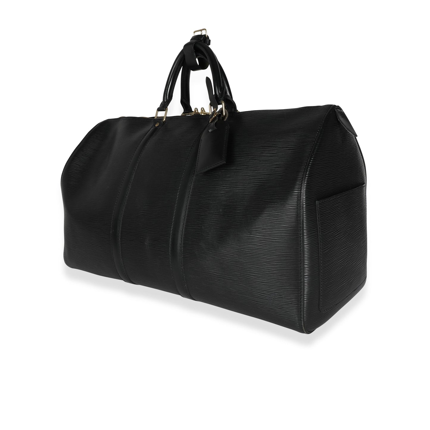 Louis Vuitton Louis Vuitton Black Epi Leather Keepall 50