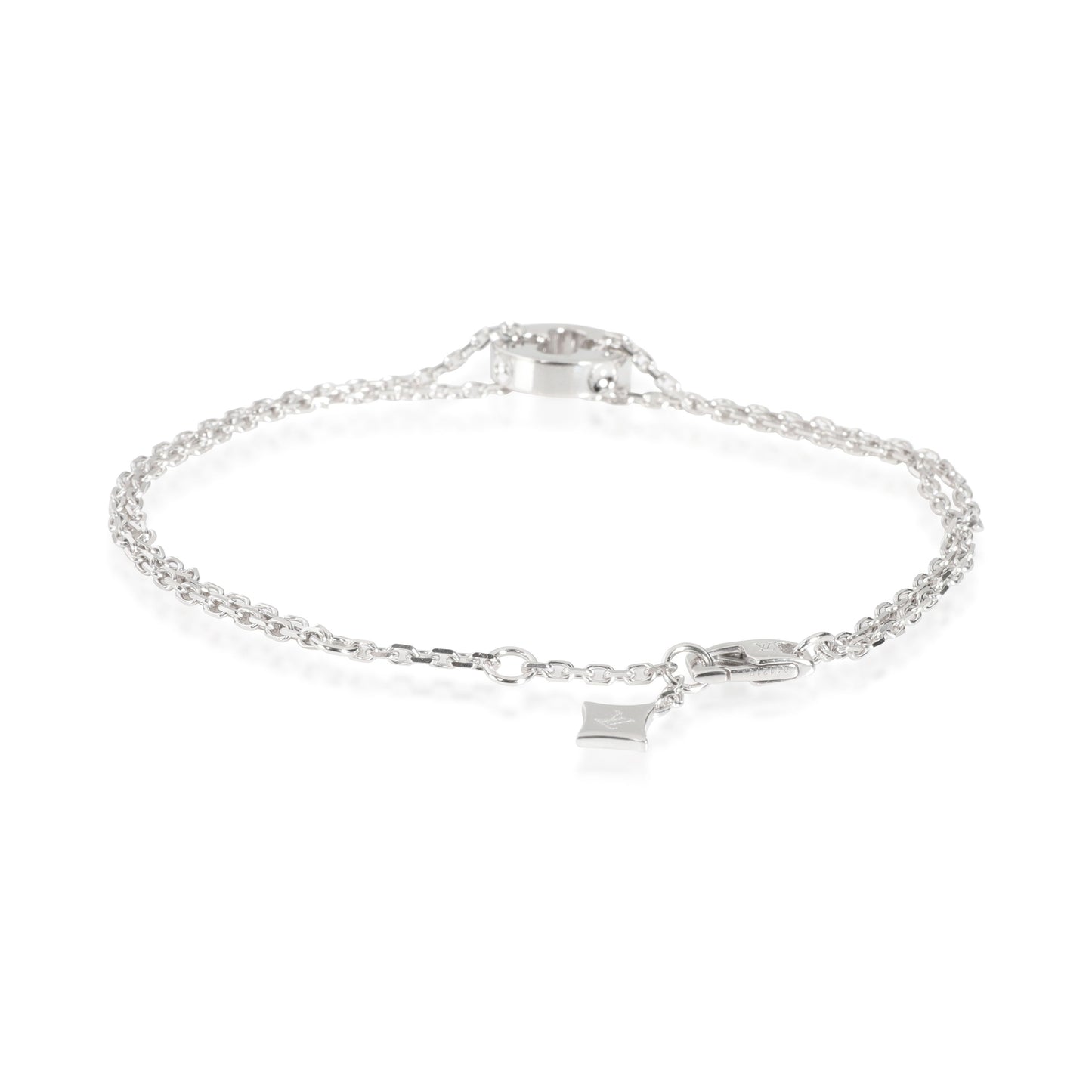 Louis Vuitton Louis Vuitton  Empreinte Chain Bracelet in 18k White Gold