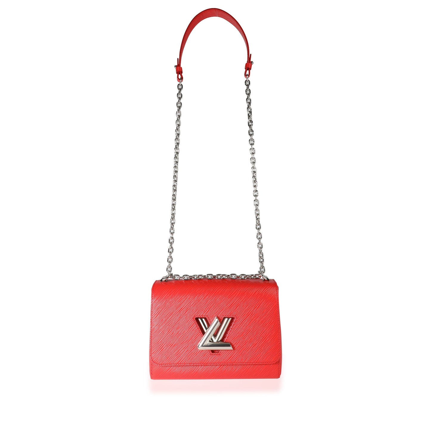 Louis Vuitton Louis Vuitton Coquelicot Epi Leather Twist Chain MM