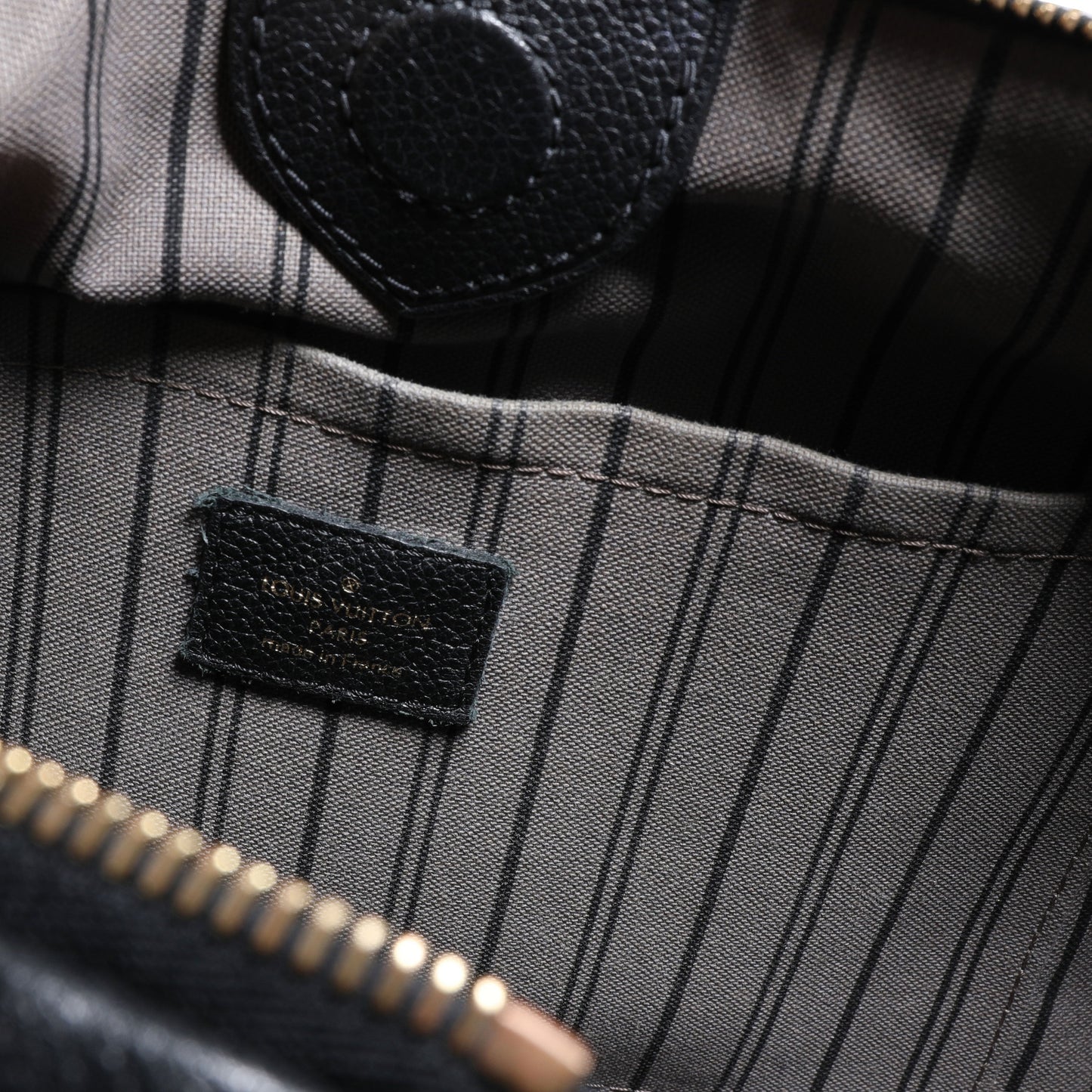 Louis Vuitton Louis Vuitton Black Monogram Empreinte Mazarine MM