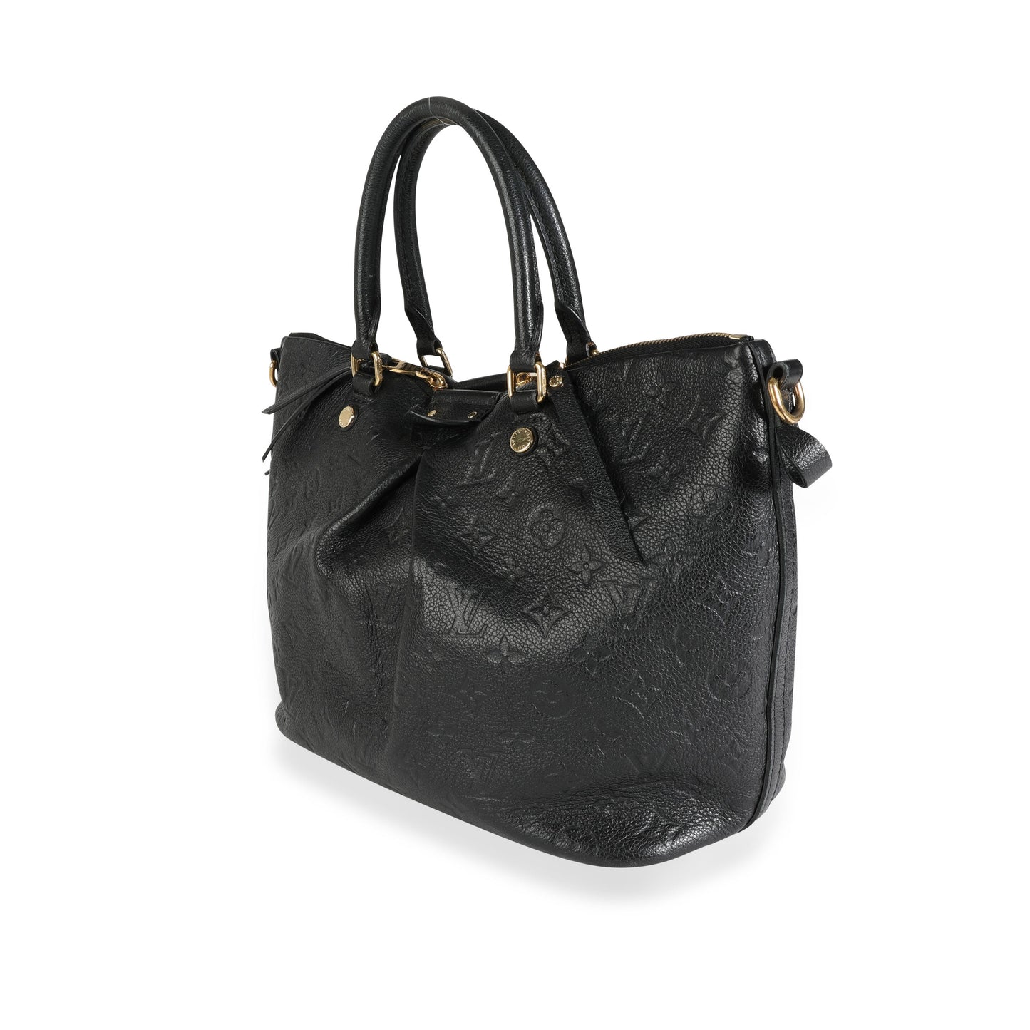 Louis Vuitton Louis Vuitton Black Monogram Empreinte Mazarine MM