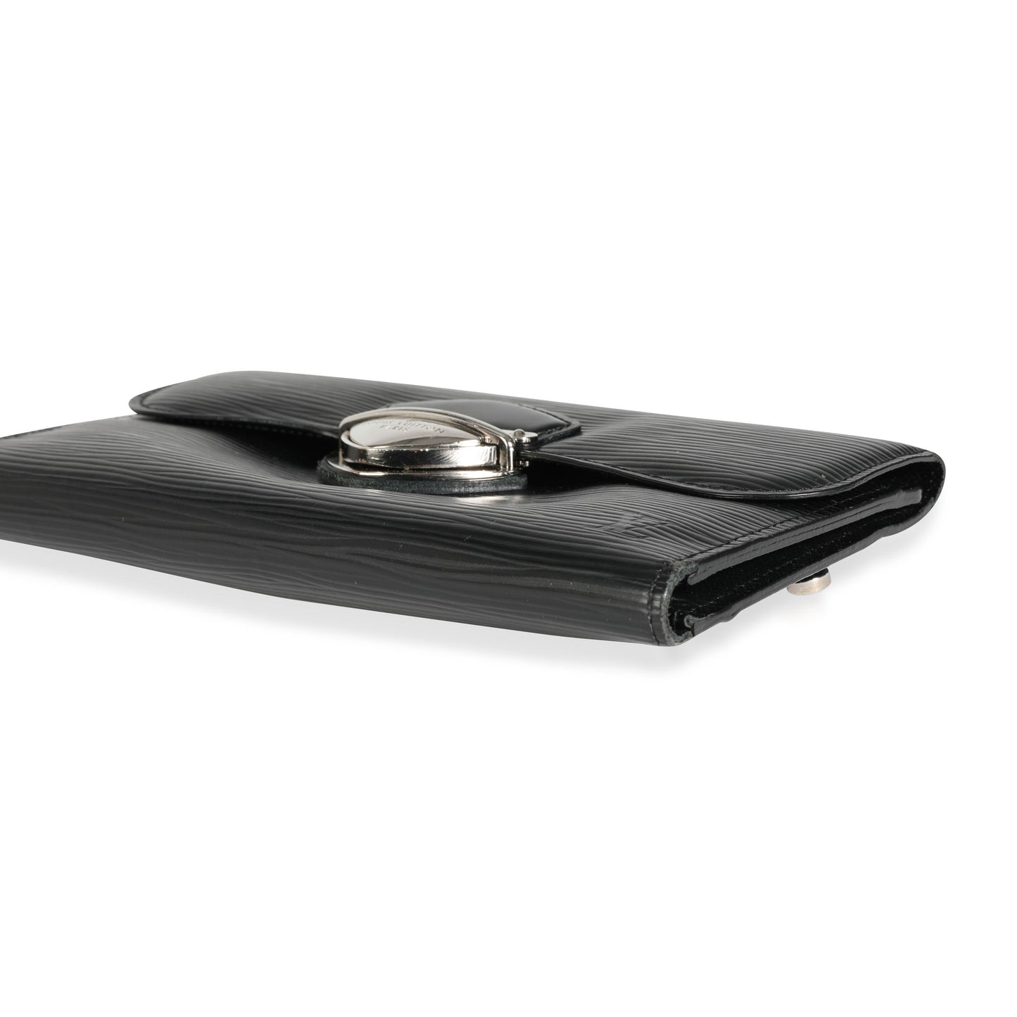 Louis Vuitton Louis Vuitton Noir Epi Leather Eugenie Wallet