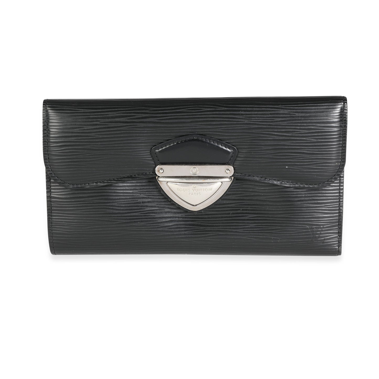 Louis Vuitton Louis Vuitton Noir Epi Leather Eugenie Wallet