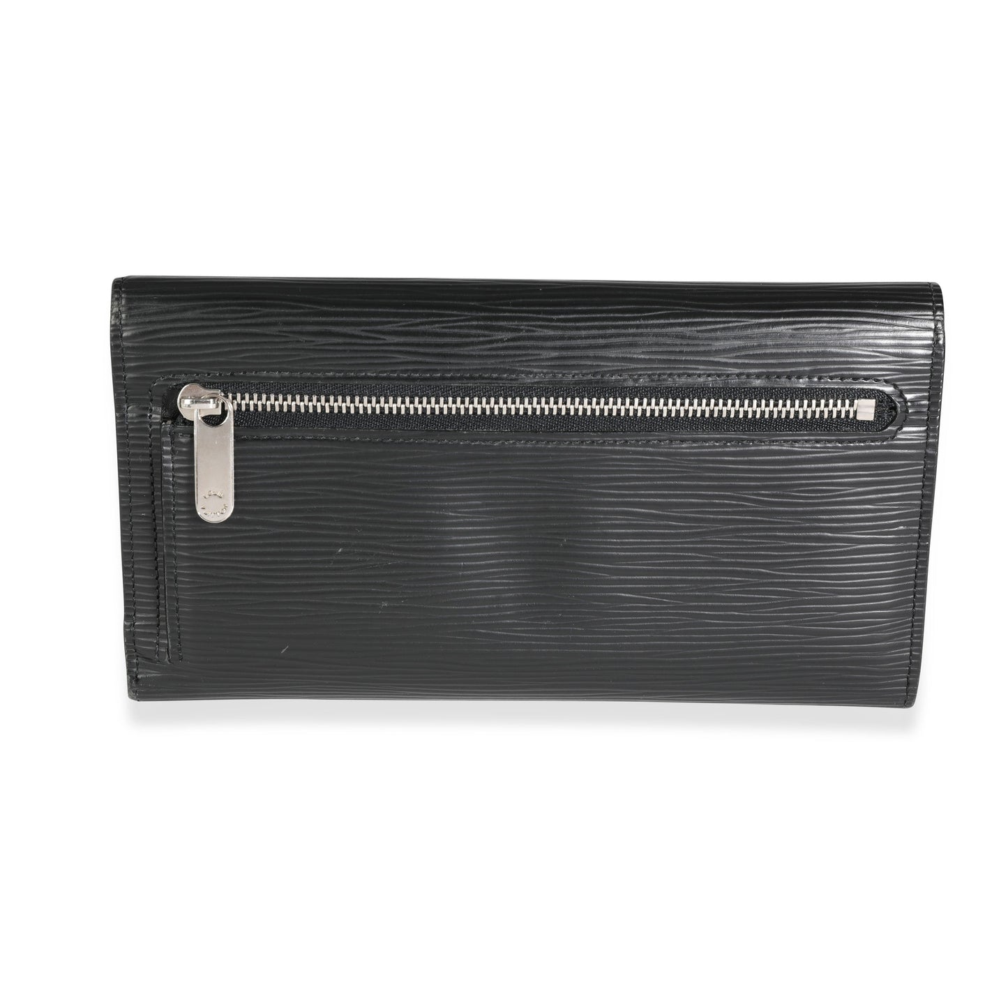 Louis Vuitton Louis Vuitton Noir Epi Leather Eugenie Wallet