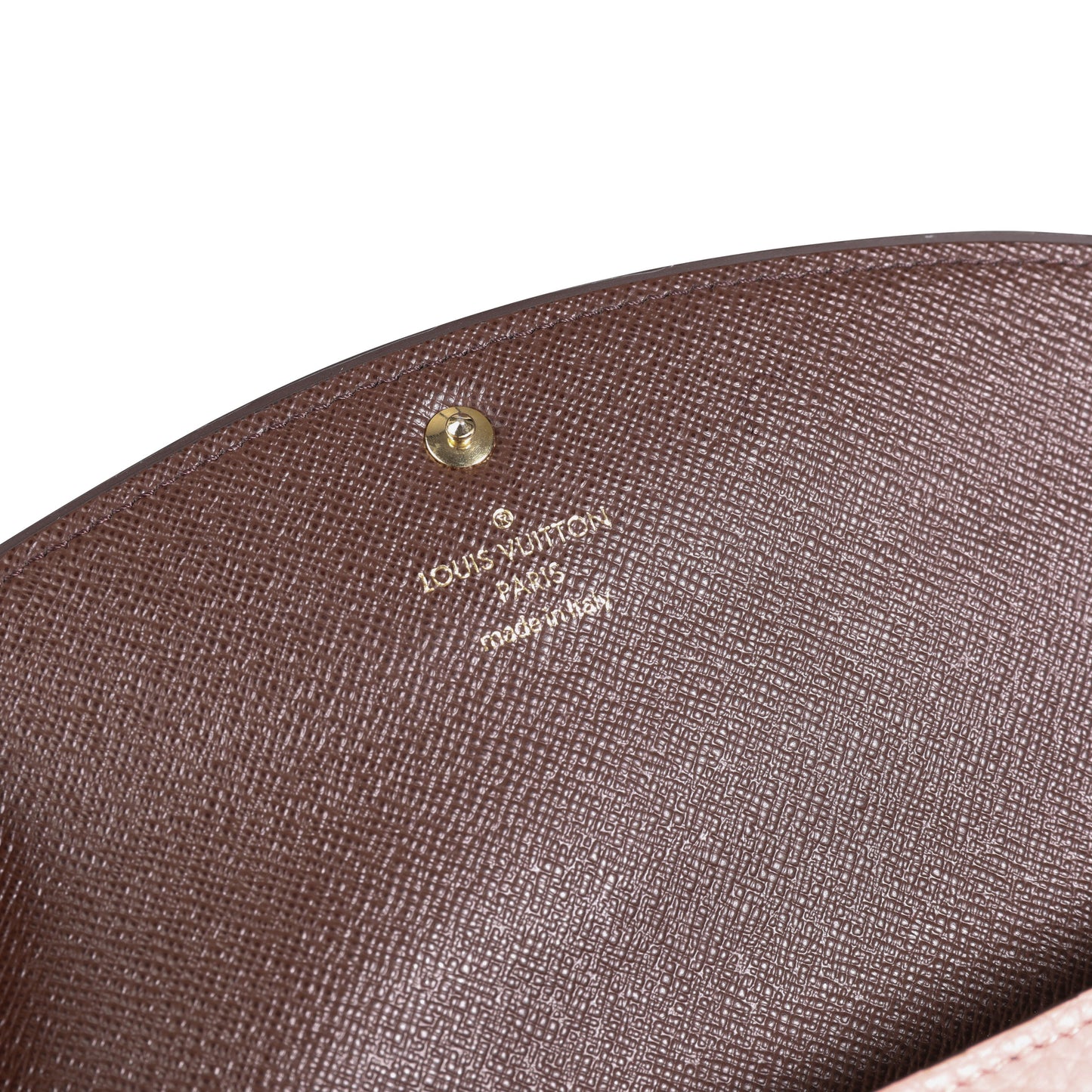 Louis Vuitton Louis Vuitton Damier Ebene Canvas & Magnolia Leather Normandy Wallet