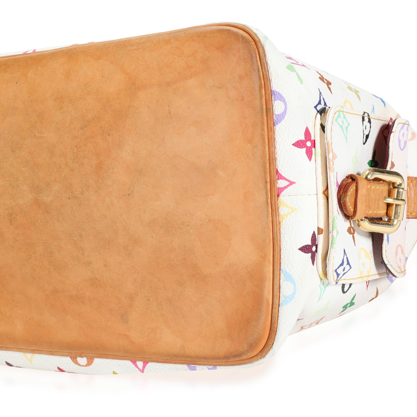 Louis Vuitton Louis Vuitton x Takashi Murakami White Monogram Multicolore Petit Noé Bag