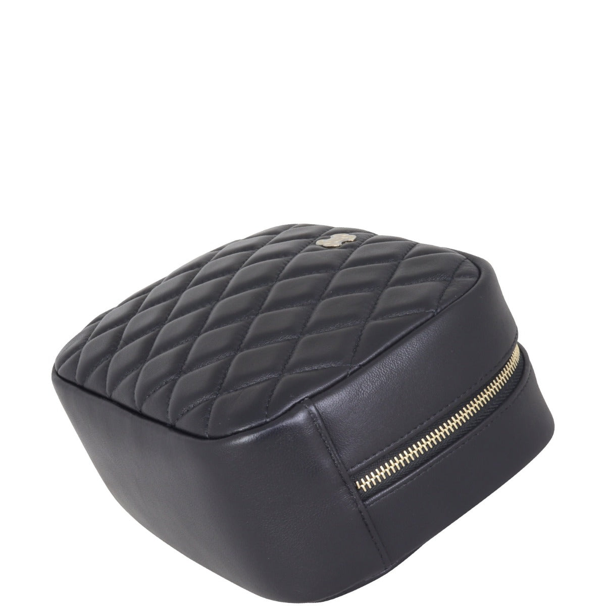 Chanel Quilted Cosmetic Case Medium | Black