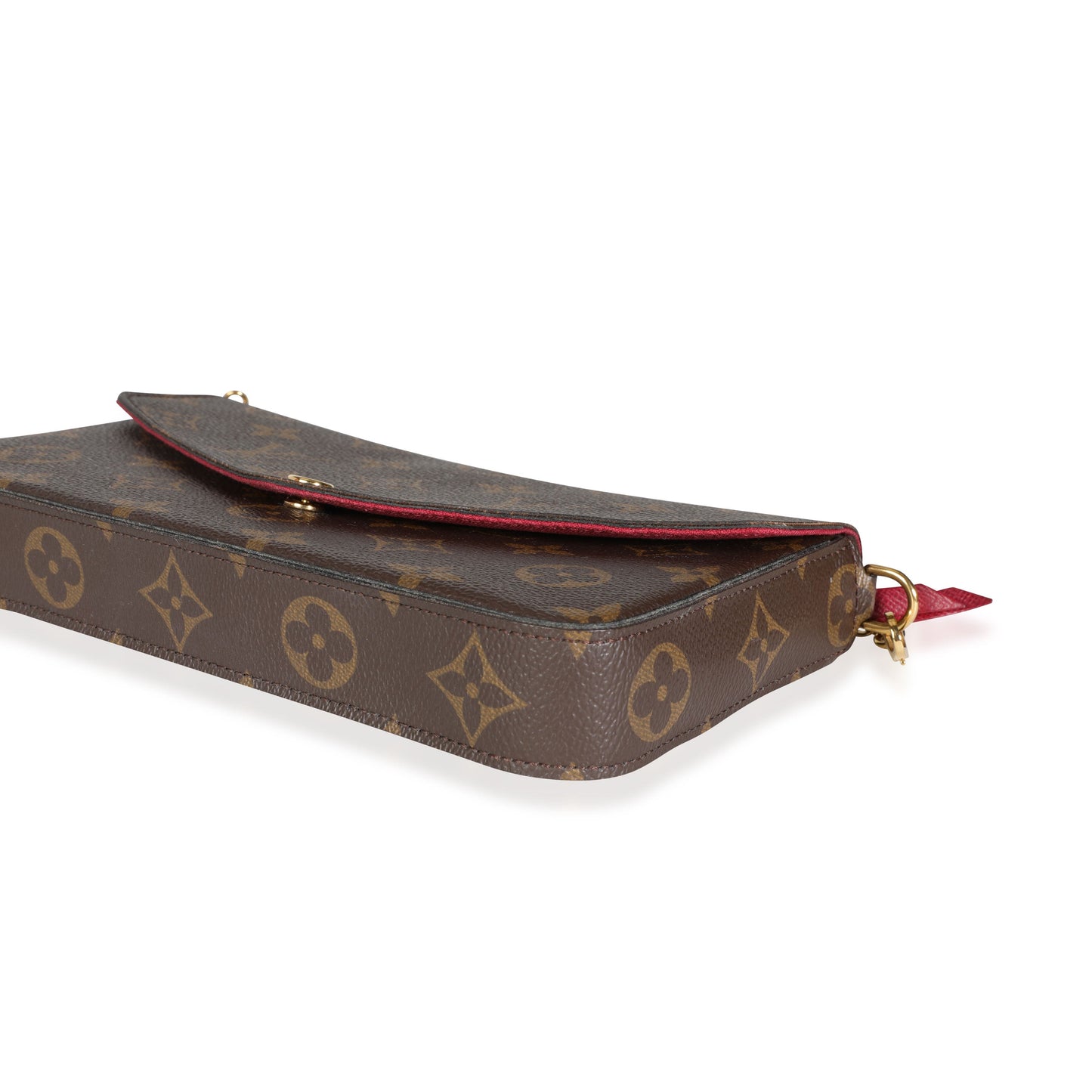 Louis Vuitton Louis Vuitton Fuchsia & Monogram Canvas Félicie Pochette