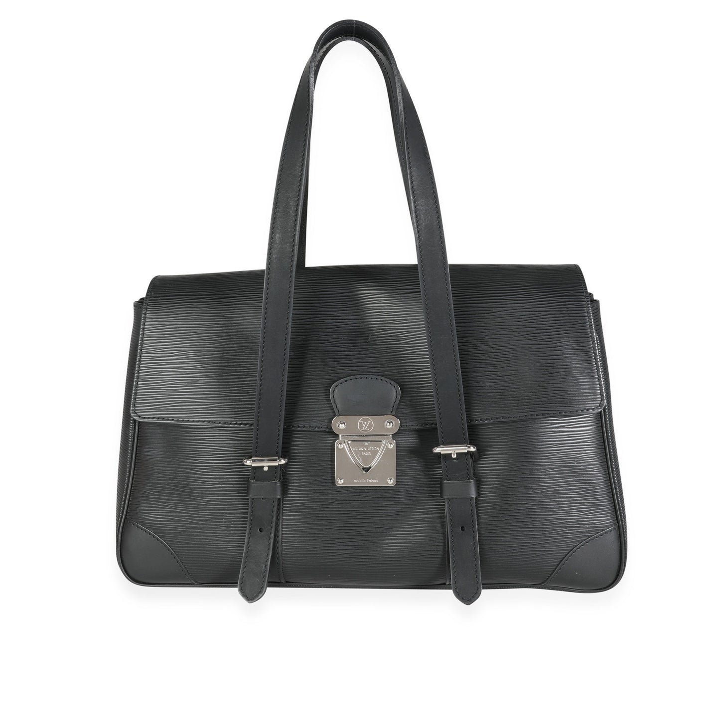 Louis Vuitton Louis Vuitton Black Epi Leather Segur MM